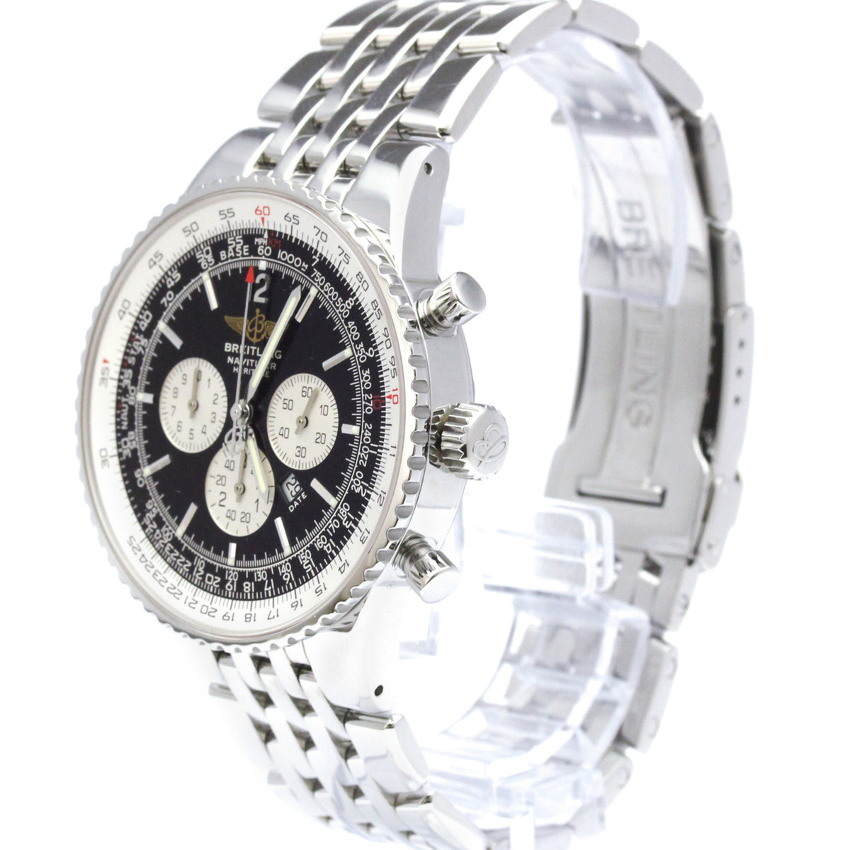 Breitling Navitimer A35340 Black Dial 43mm Watch