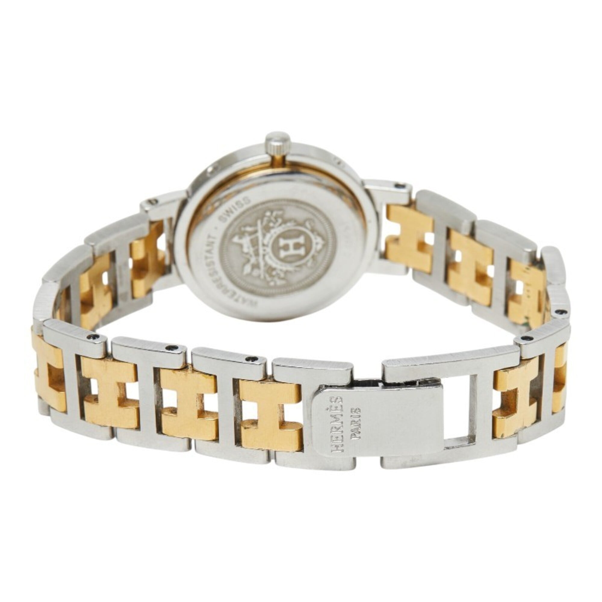 Hermes Clipper GZl1jnlt White Dial 23mm Watch