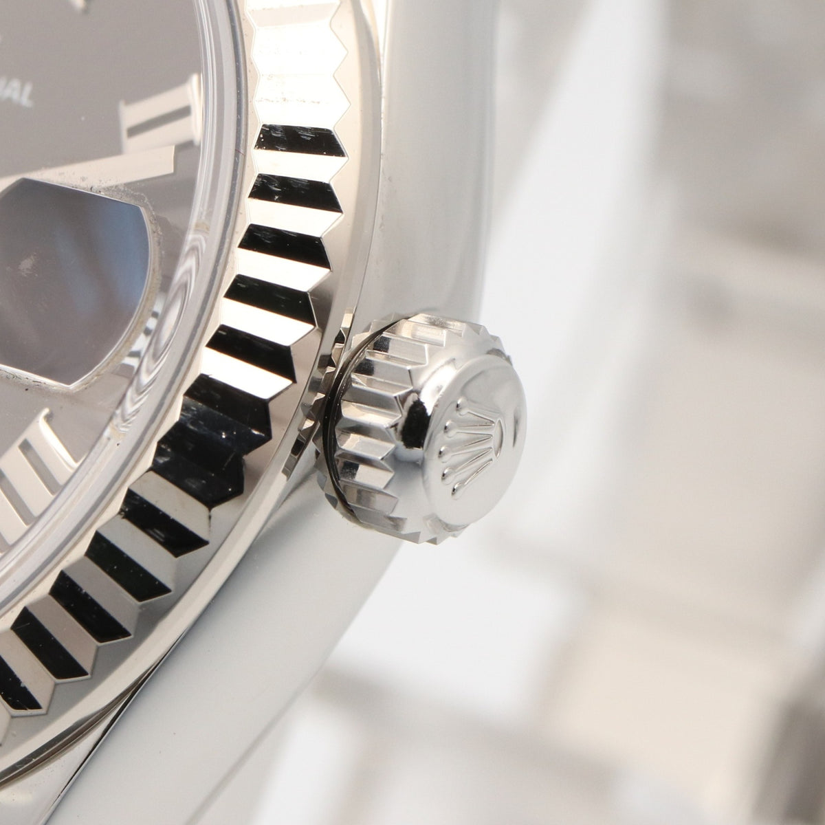 Rolex Datejust VI Diamond 278274 Donkergrijze wijzerplaat 31 mm Horloge