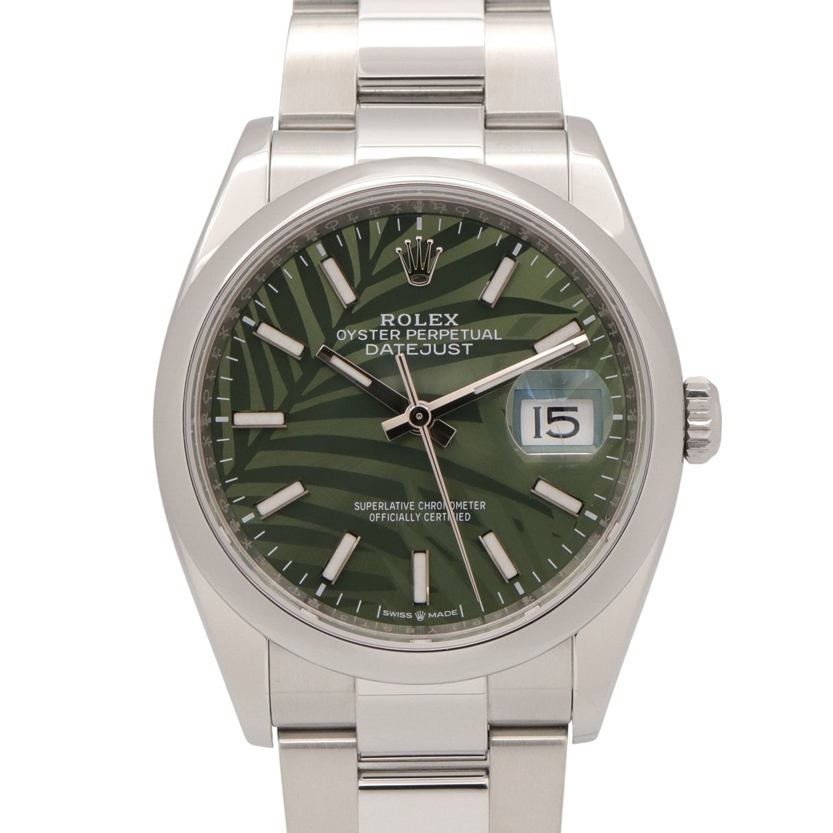 Rolex Datejust 36 126200 Green Dial 36mm Watch
