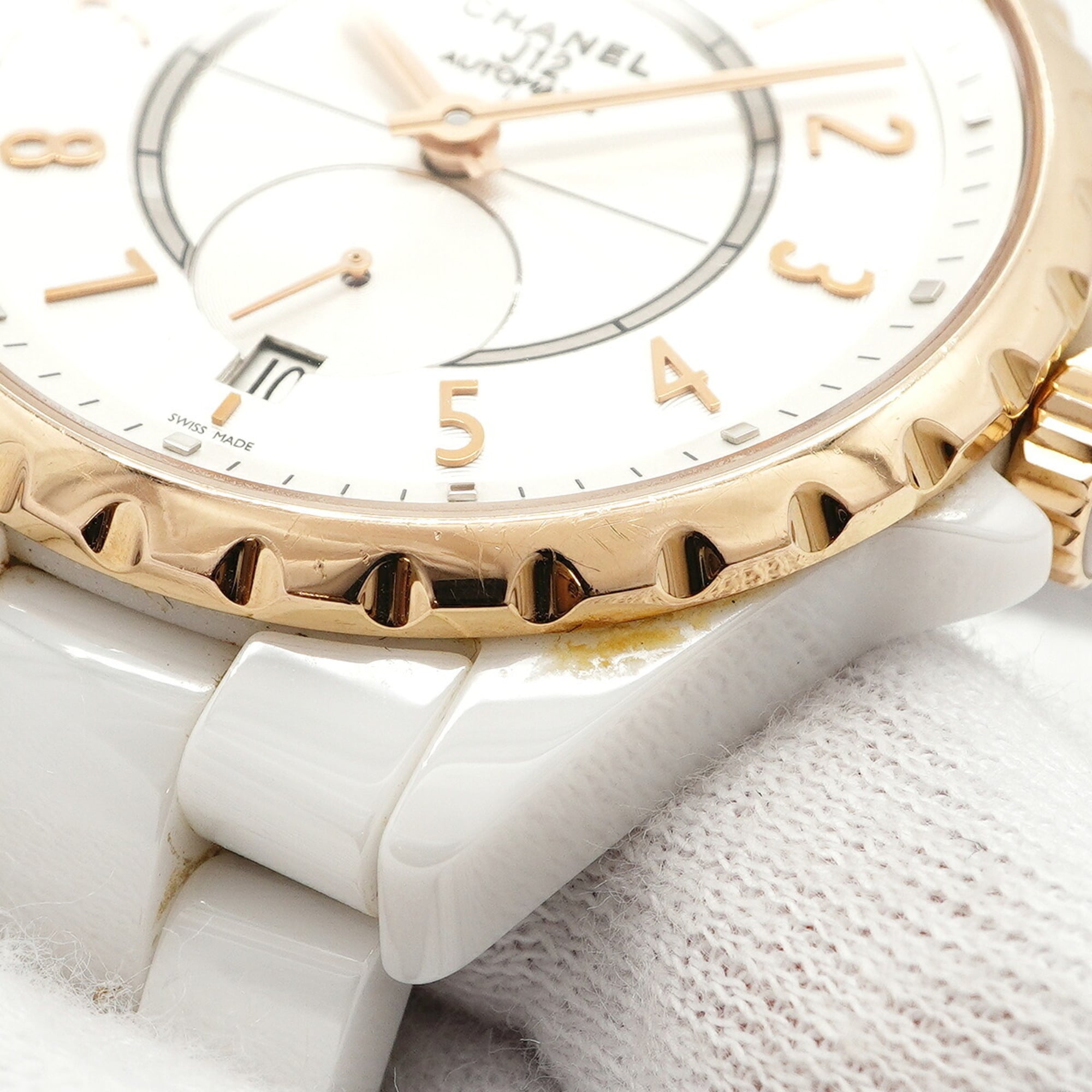 Chanel J12-365 H3839 Silver Dial ( & Wo)