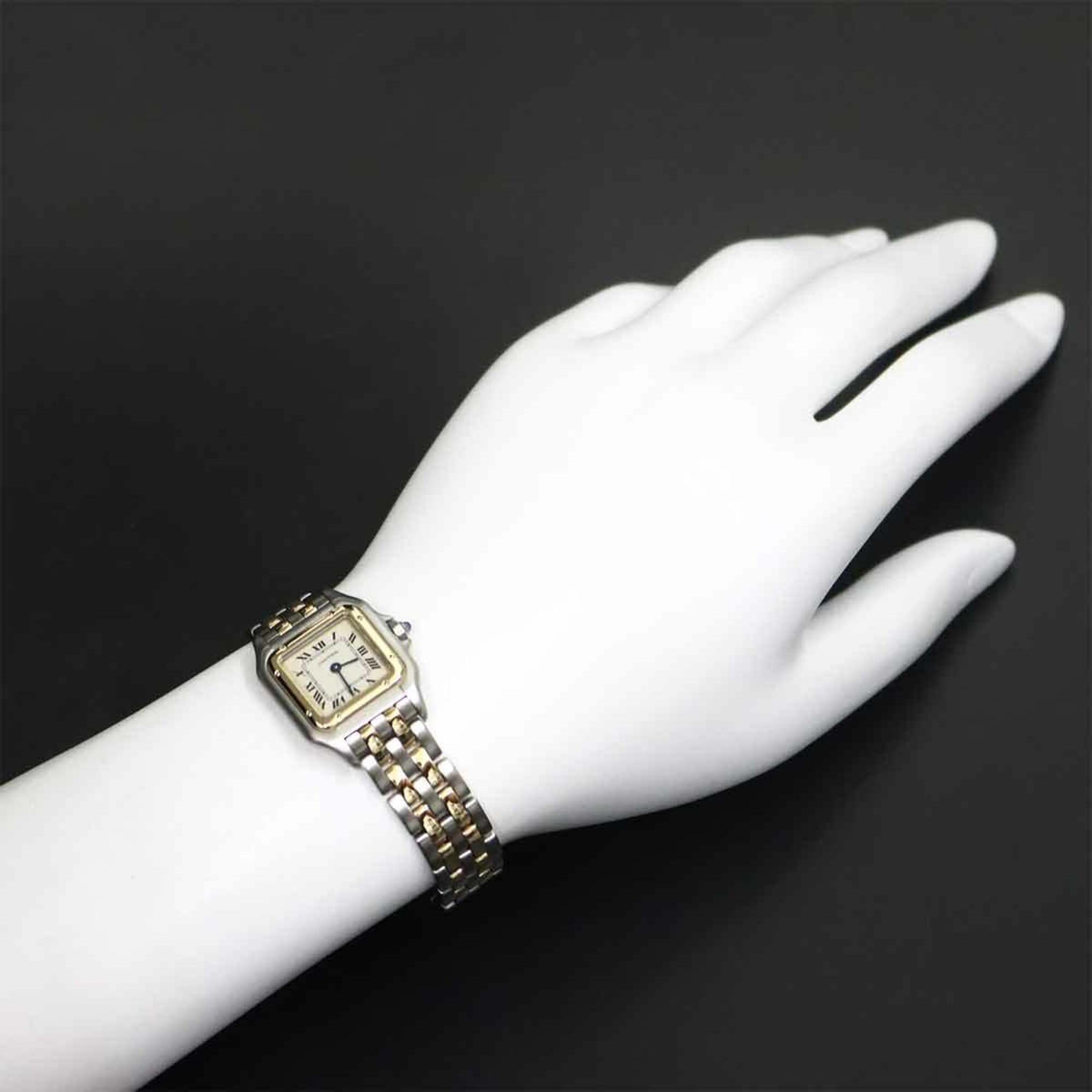 Cartier Panthère SM 2-Row W25029B6 Ivory Dial 22mm Watch