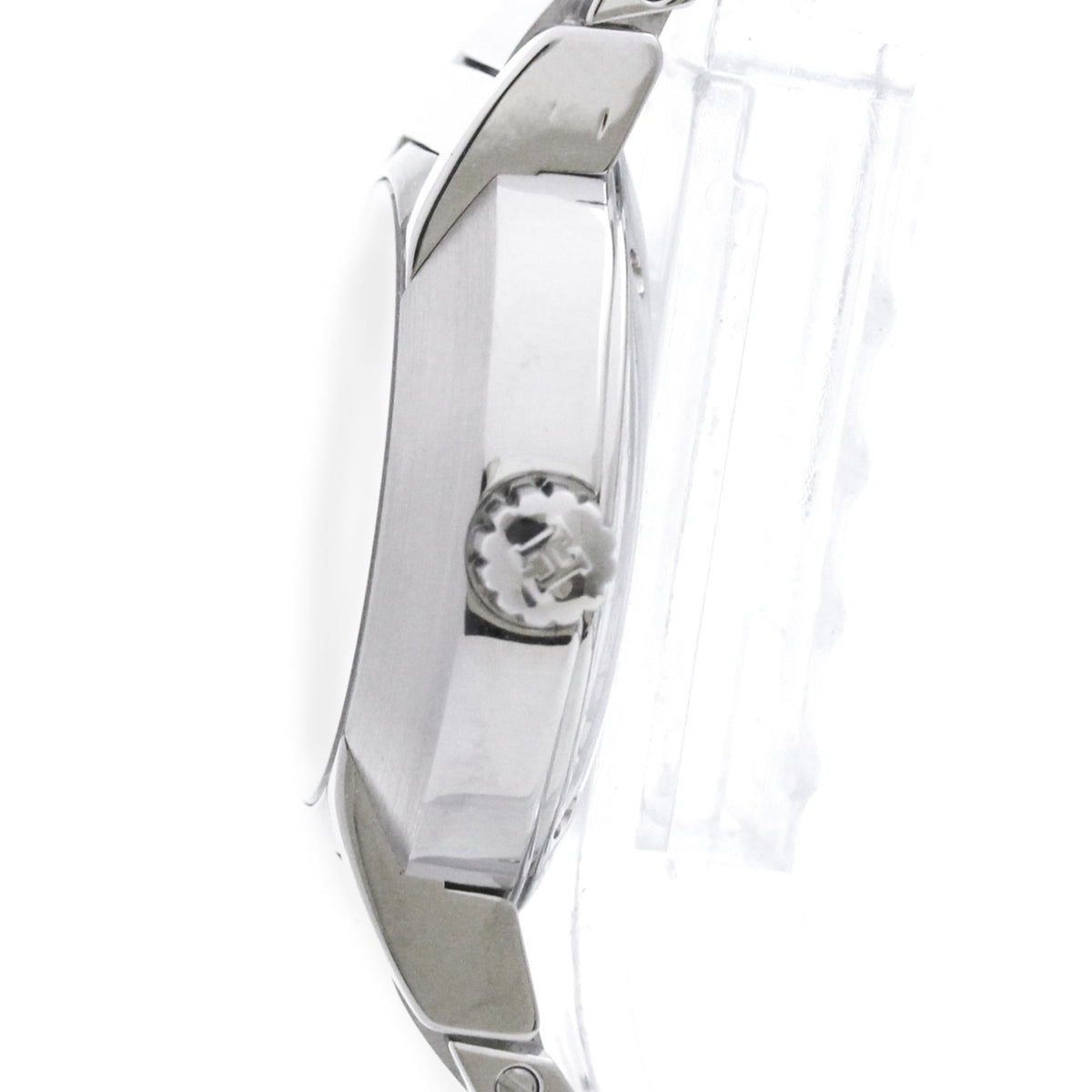 Hermes Nomade Steel Auto Nr. 1.210, graues Zifferblatt, 28 mm Uhr