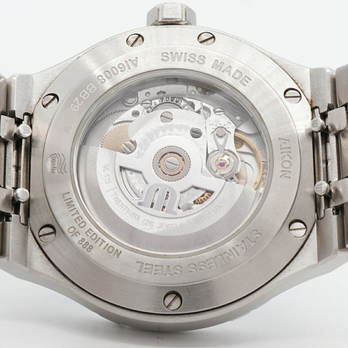 Maurice Lacroix Aikon AI6008 horloge met blauwe wijzerplaat, 42 mm
