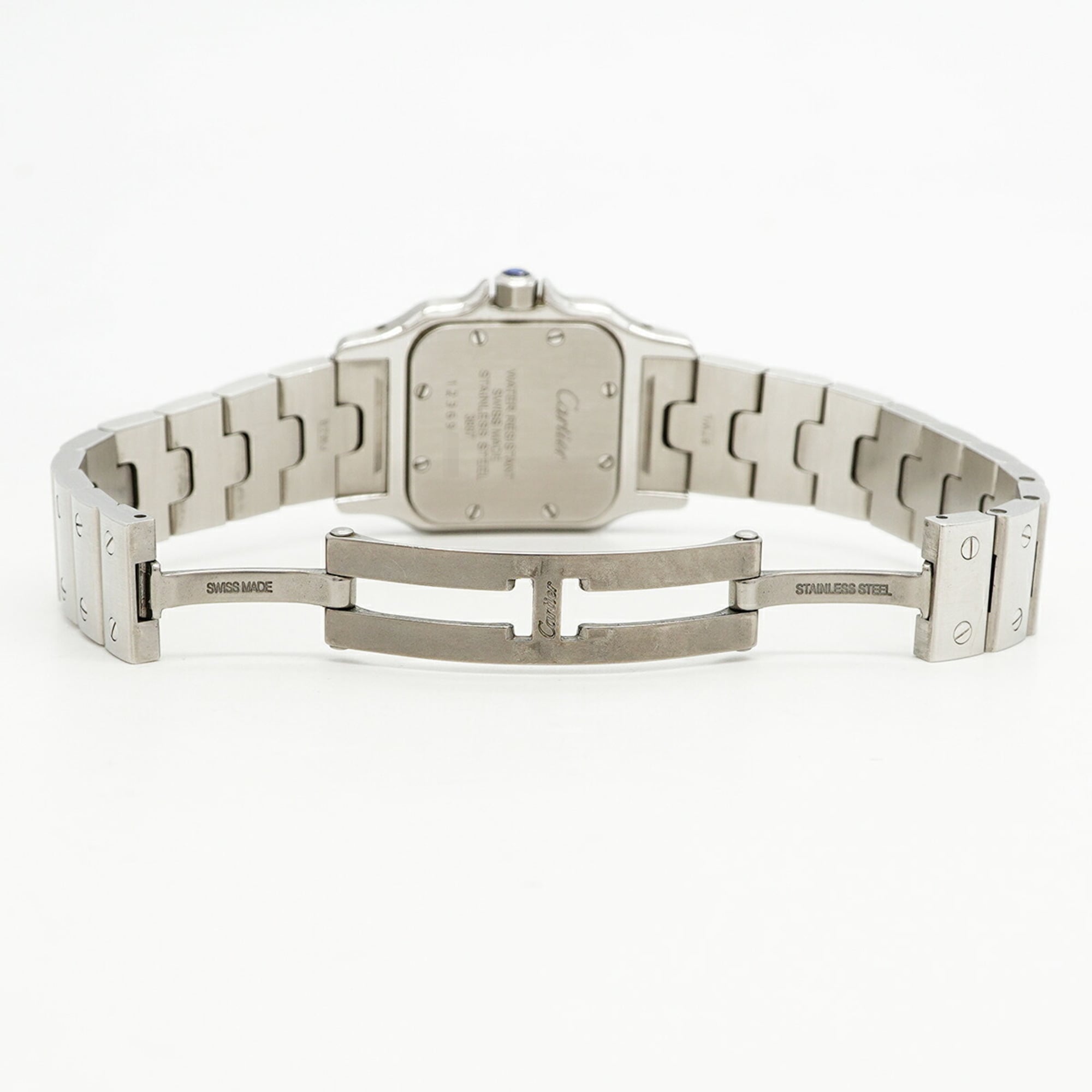 Cartier Santos W20056D6 Silver Dial 23mm Watch