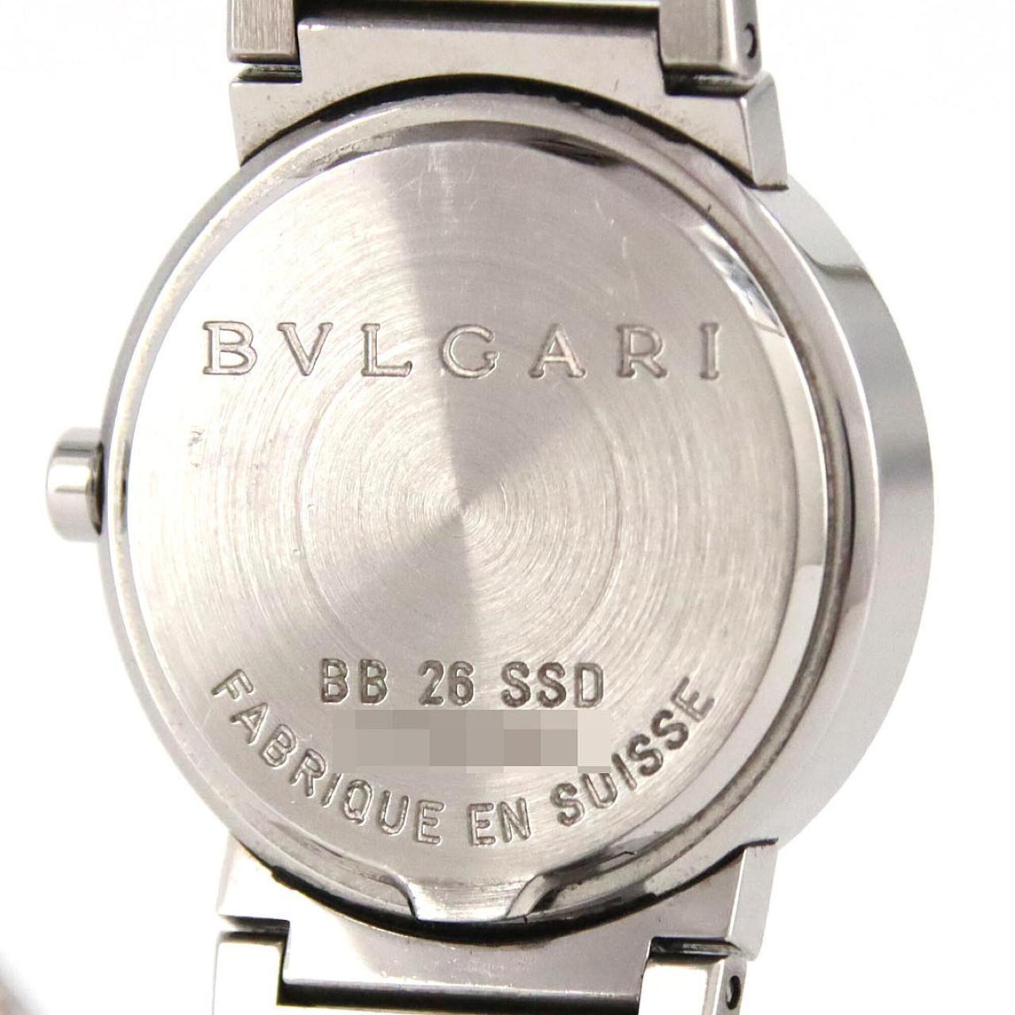 Bulgari BB26SS BB26SSD SS Quartz Watch