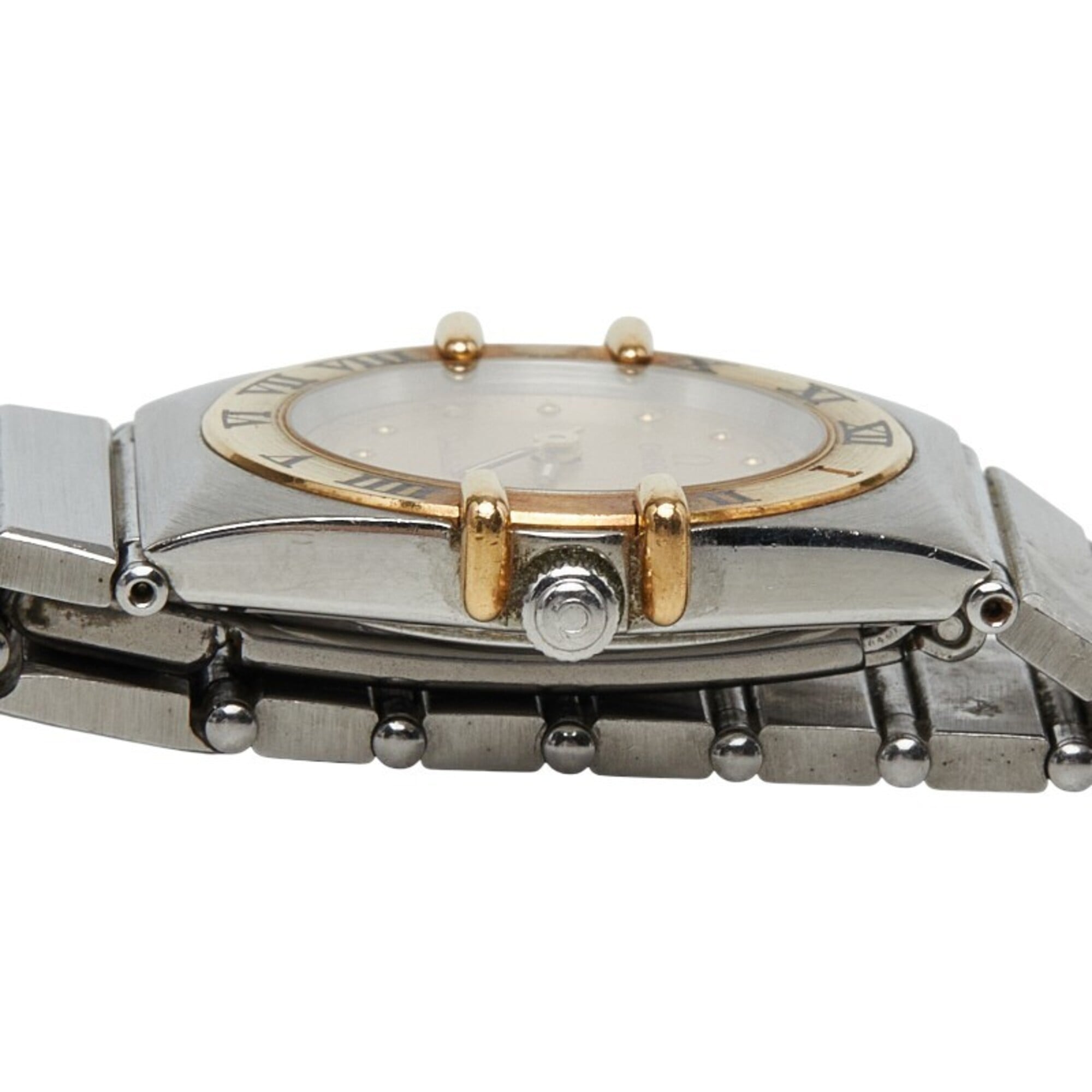 Omega Constellation mit goldenem Zifferblatt, 21 mm Uhr