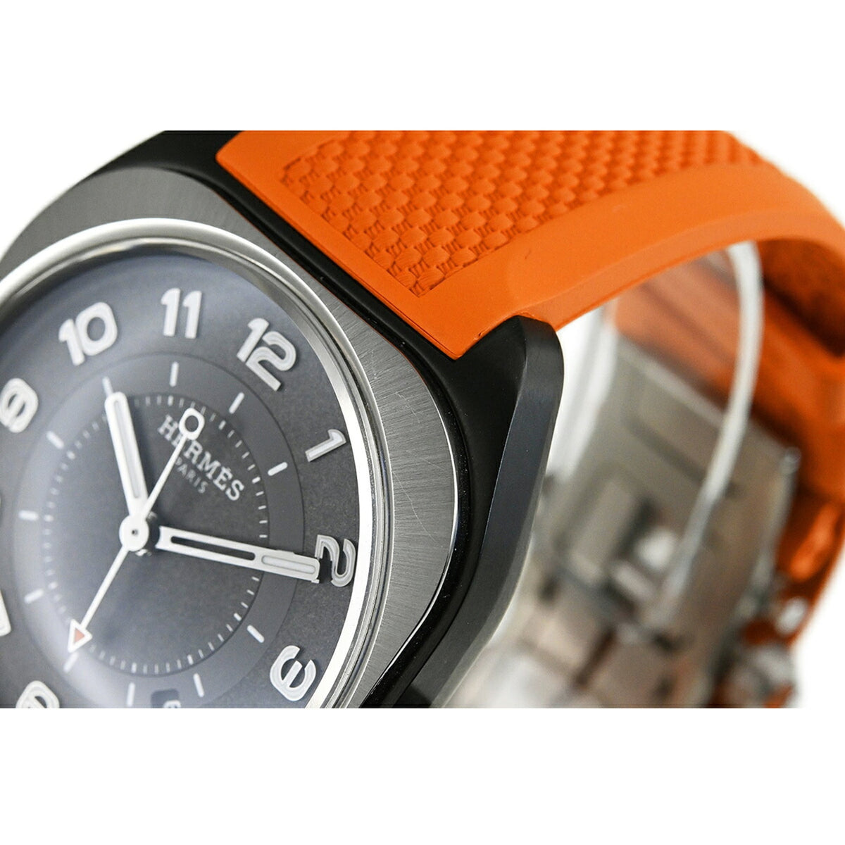 Hermes H08 SP1.741a Zwart, grijze wijzerplaat 39mm Horloge