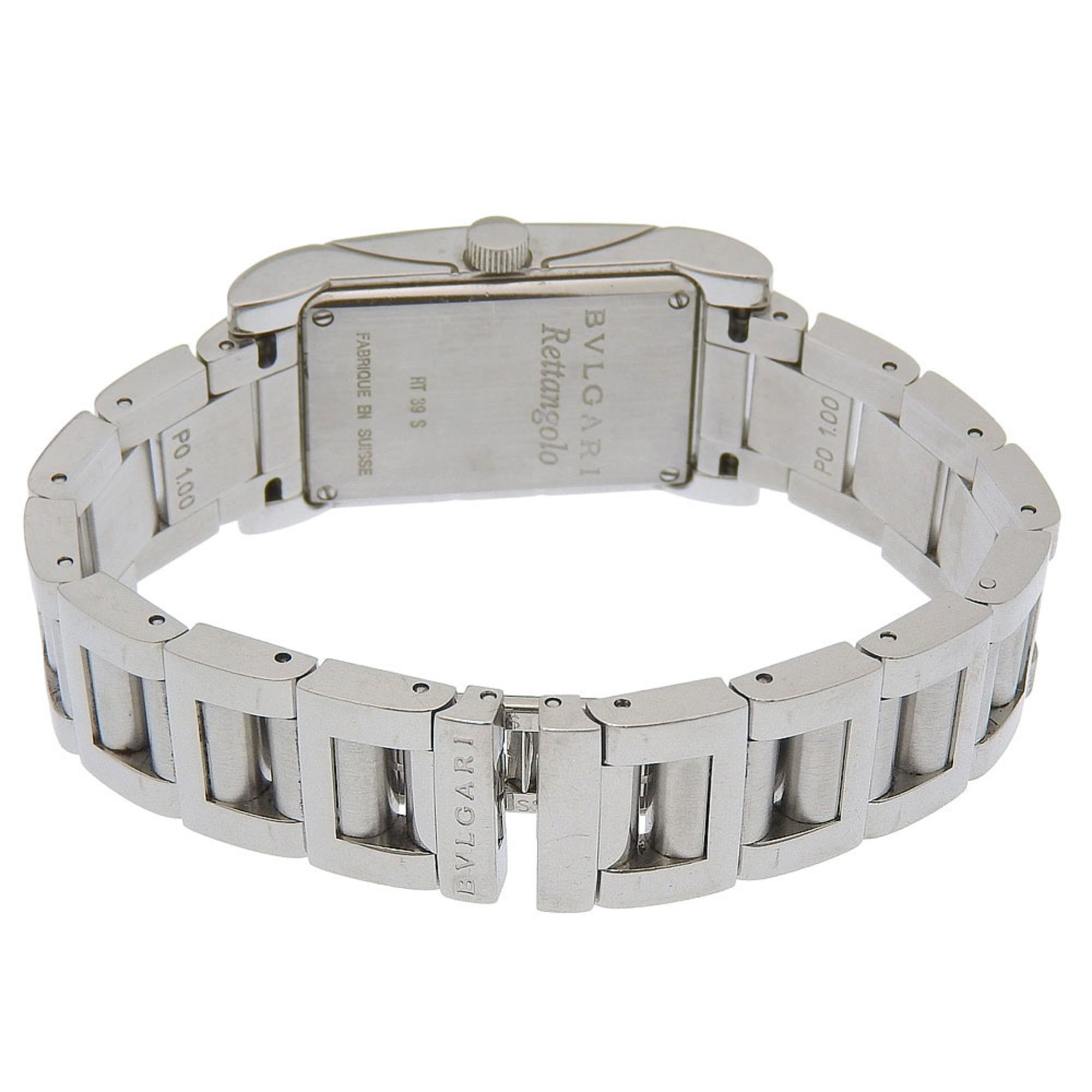 Bulgari Rettangolo RT39S White Dial 21mm Watch