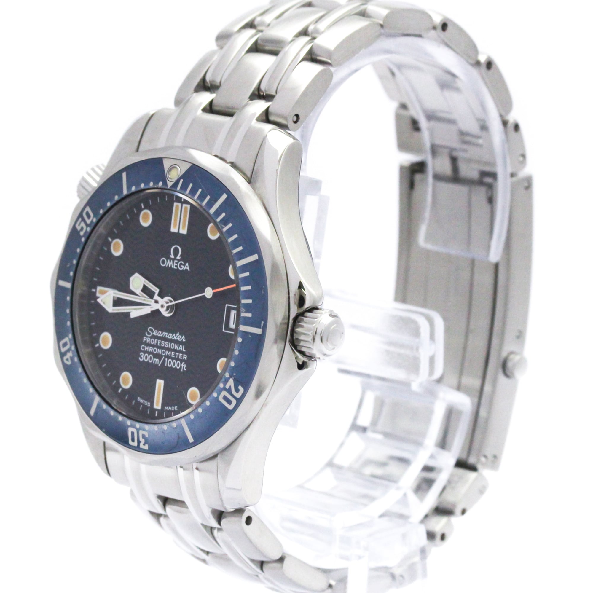 OMEGA Seamaster Professional 300M Mid Steel Size Watch 2551.80 Polished