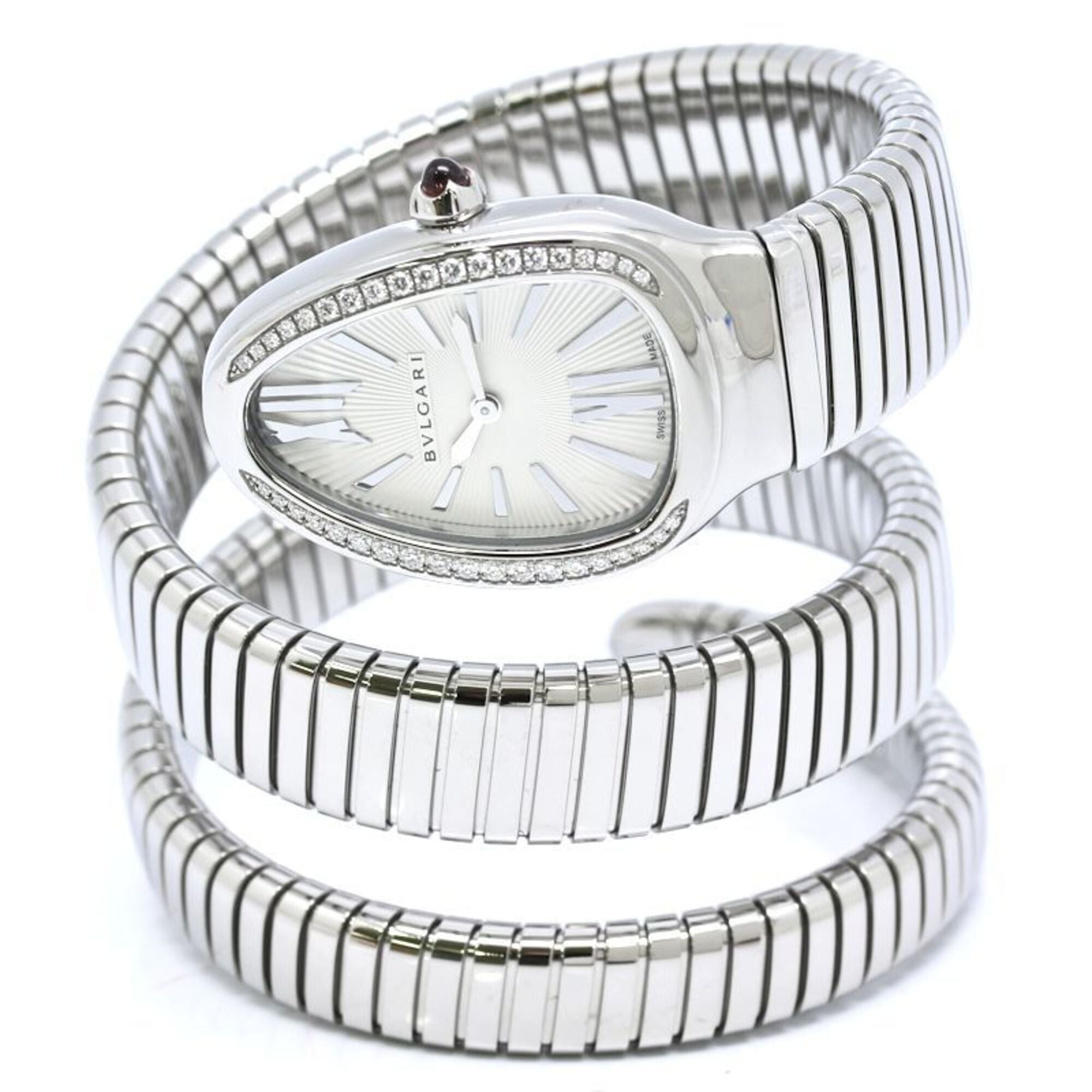 Bulgari Bulgari SP35C6SDS.2T SP35S 101910 Silver Dial 23mm Watch