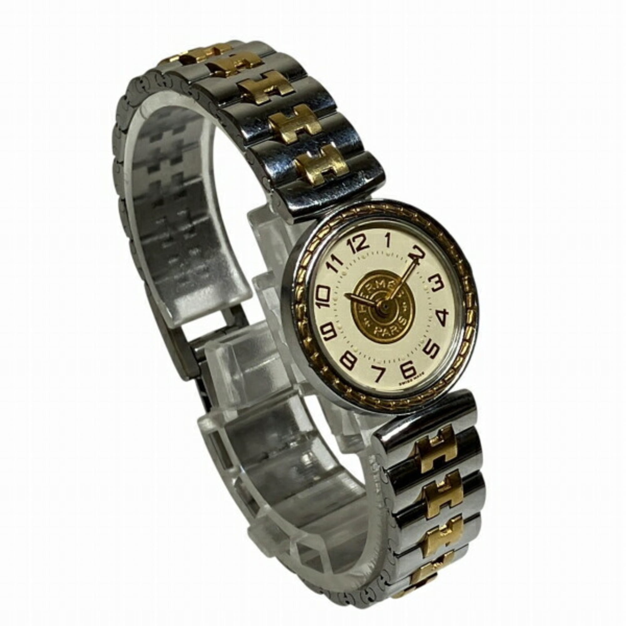 Montre Quartz Hermès Sellier pour femme