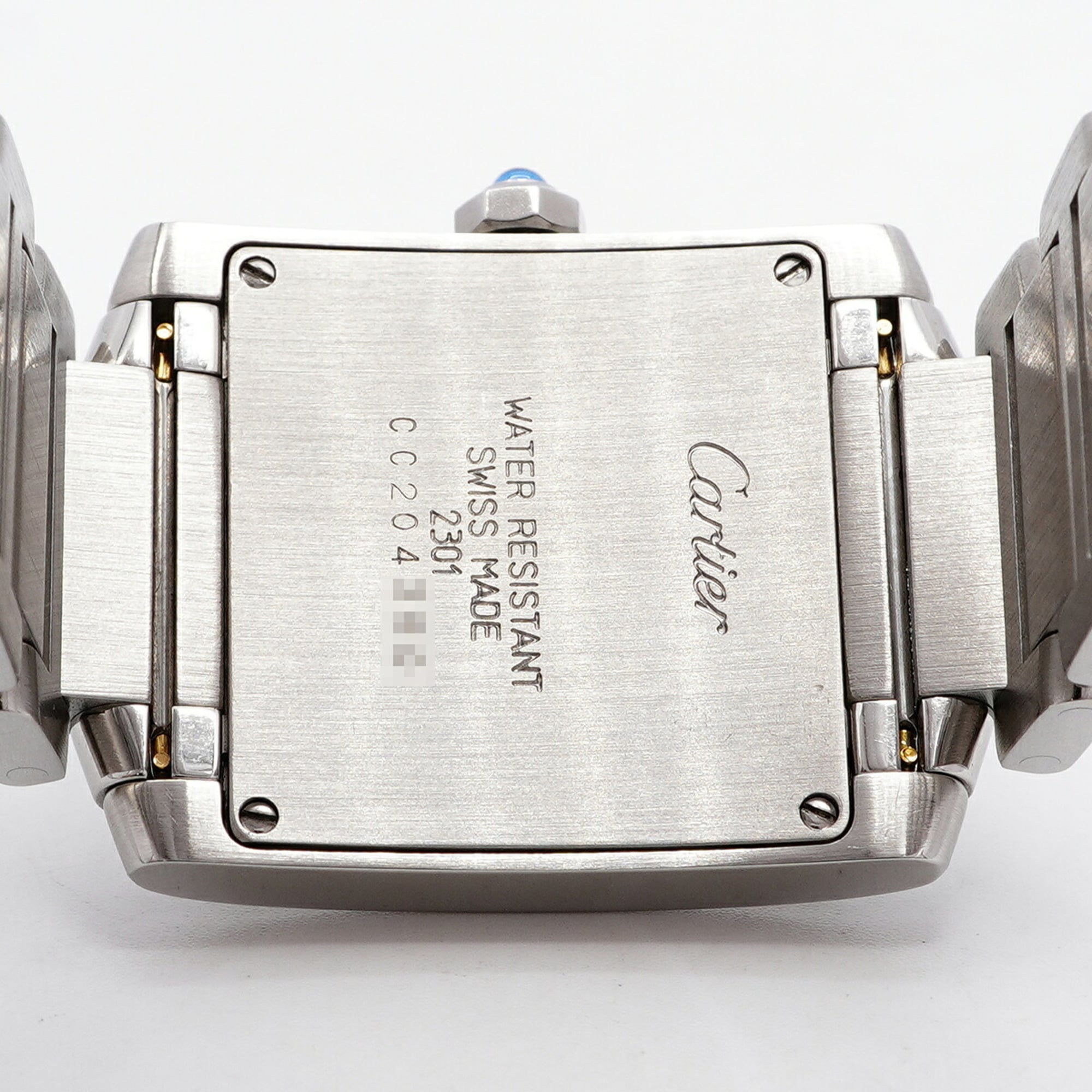 Montre Cartier Tank Française MM W51003Q3 Ivoire avec cadran de 25 mm