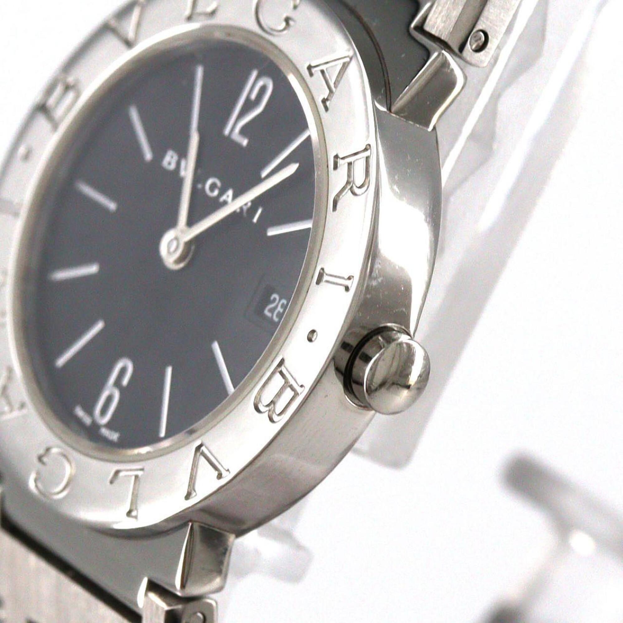 Bvlgari Bulgari BB26SS/BB26SSD Black Dial 26mm Watch