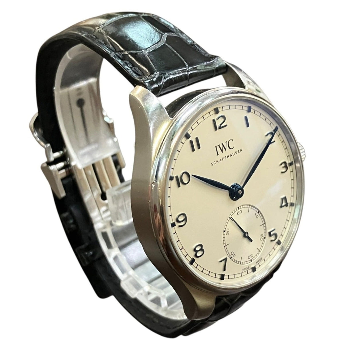 Montre IWC Schaffhausen Portugieser  IW358312 à cadran argenté 40mm