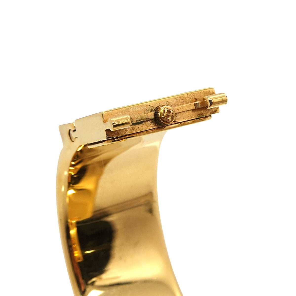 Montre Hermès Loquet LO1.201, cadran doré, 20 mm