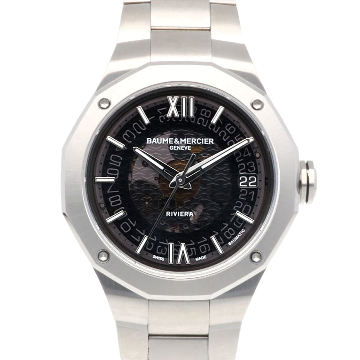 Baume & Mercier Evilera 65928 Schwarz Zifferblatt 39mm Uhr