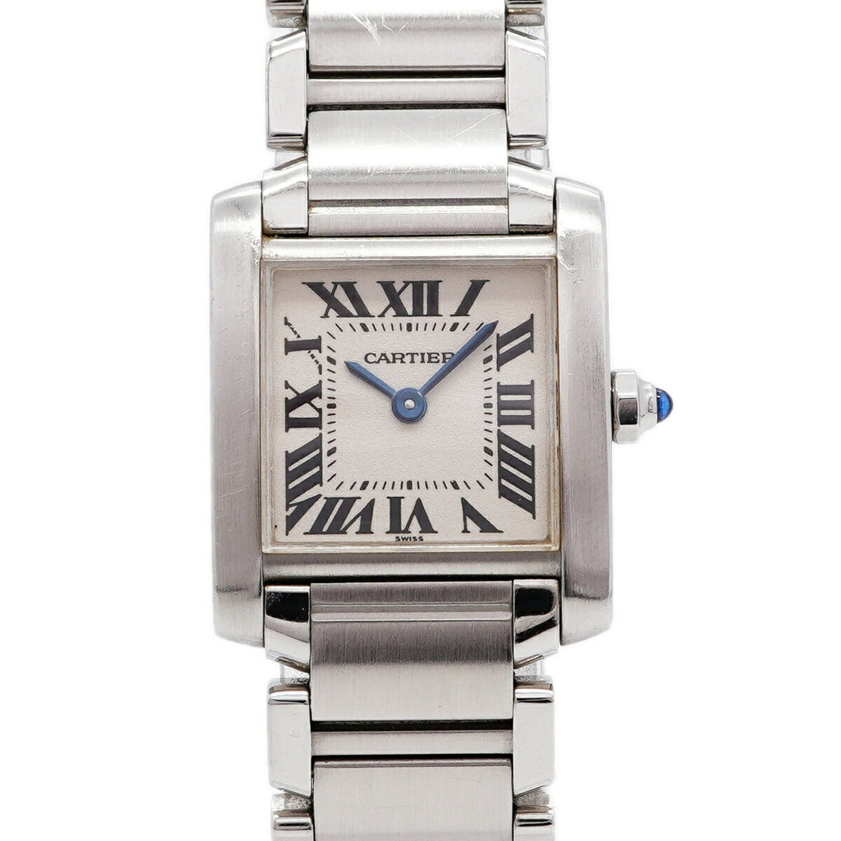 Cartier Tank Française SM W51008Q3 Ivory Dial 20mm Watch