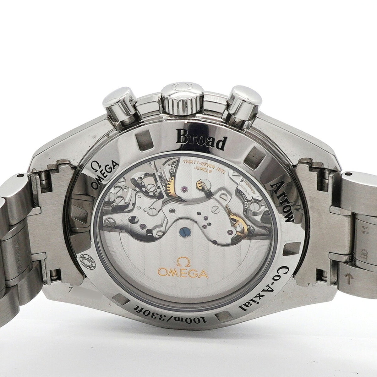 Omega Speedmaster Broad Arrow 321.10.42.50.01.001 Schwarz Zifferblatt 42 mm Uhr