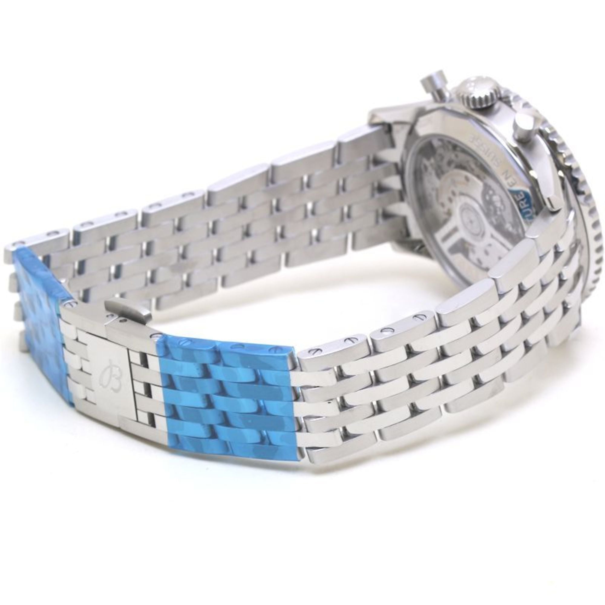 Montre Pour Hommes BREITLING Navitimer B01 Chronographe 41 AB0139211A1A1 AB0139 « Blanc Shell », Édition Limitée au Japon, acier inoxydable 40104