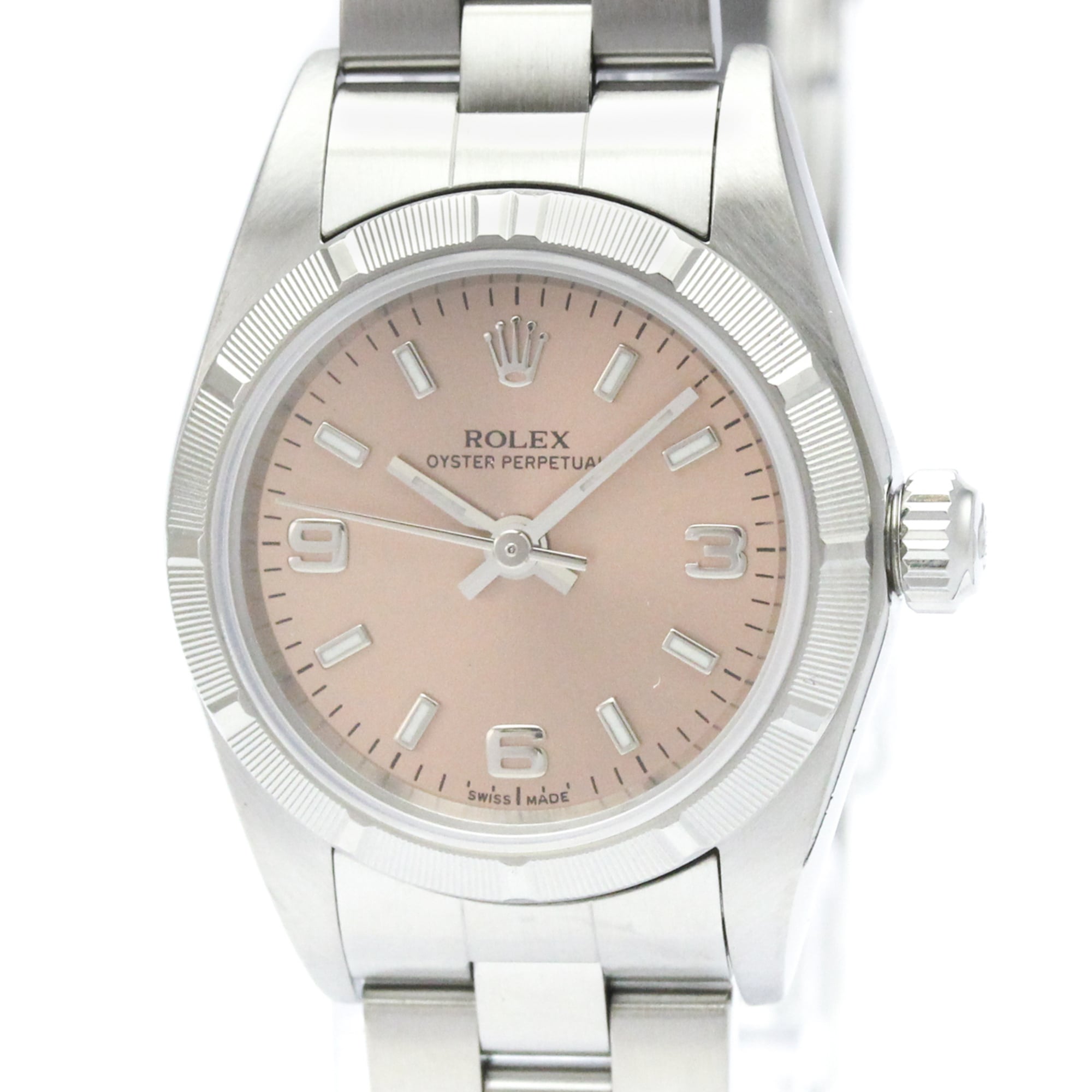 Rolex Oyster Perpetual 76030 Orange Dial 25mm Watch