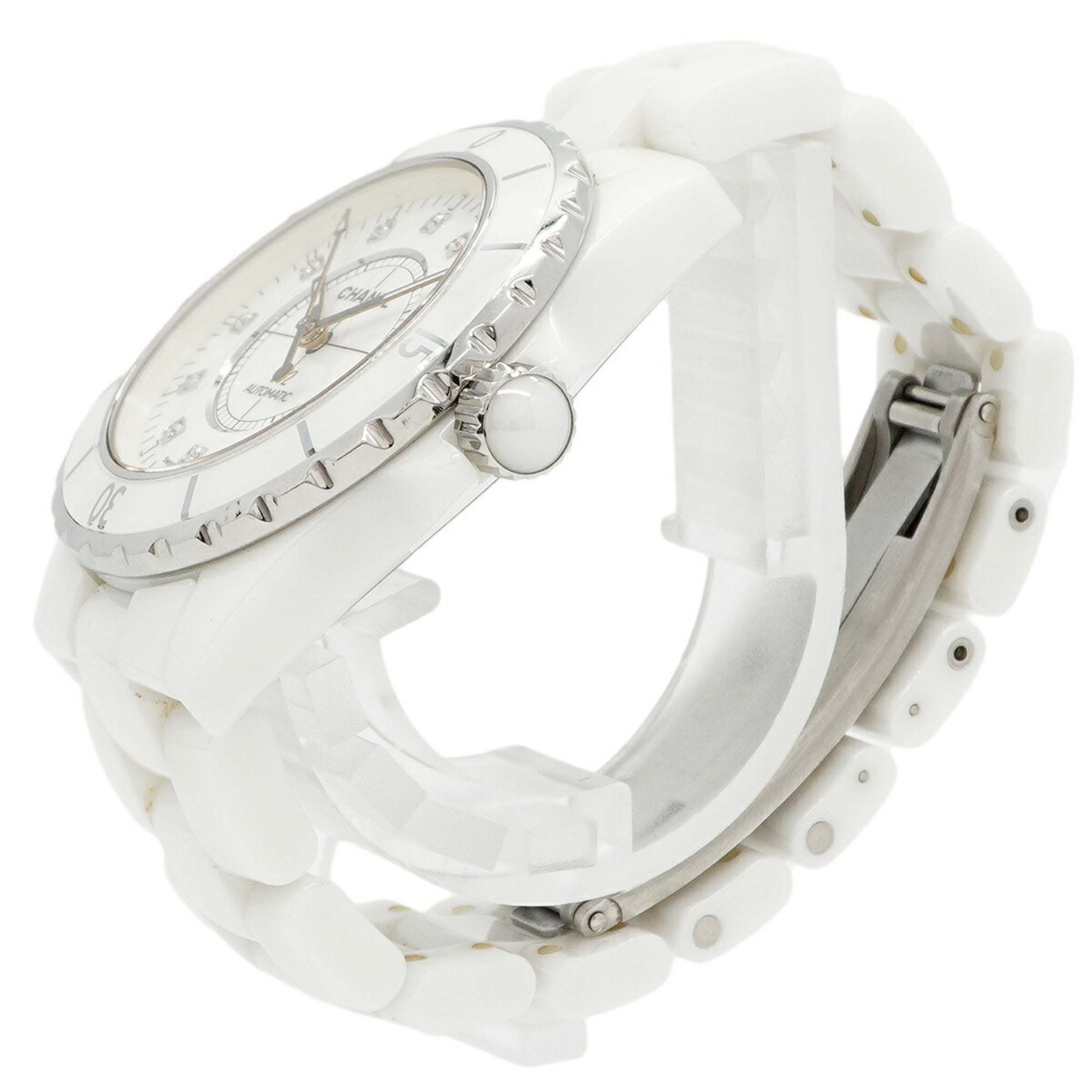 Chanel J12 H1629 White Dial Men's Watch