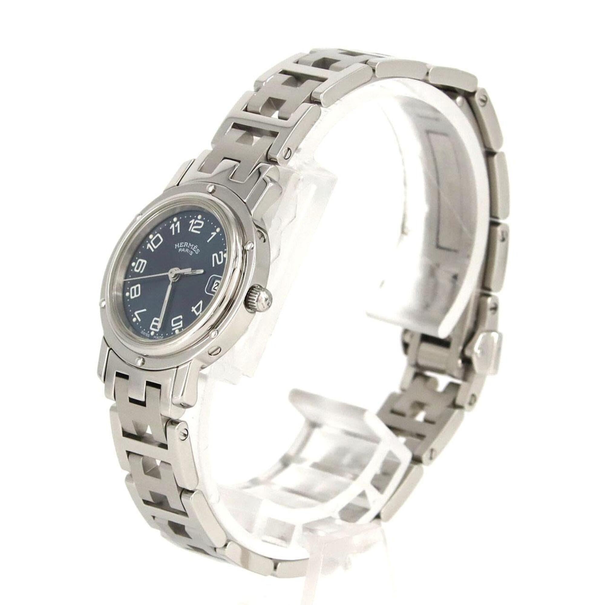 Hermes Clipper CL4.210 Blue Dial 24mm Watch