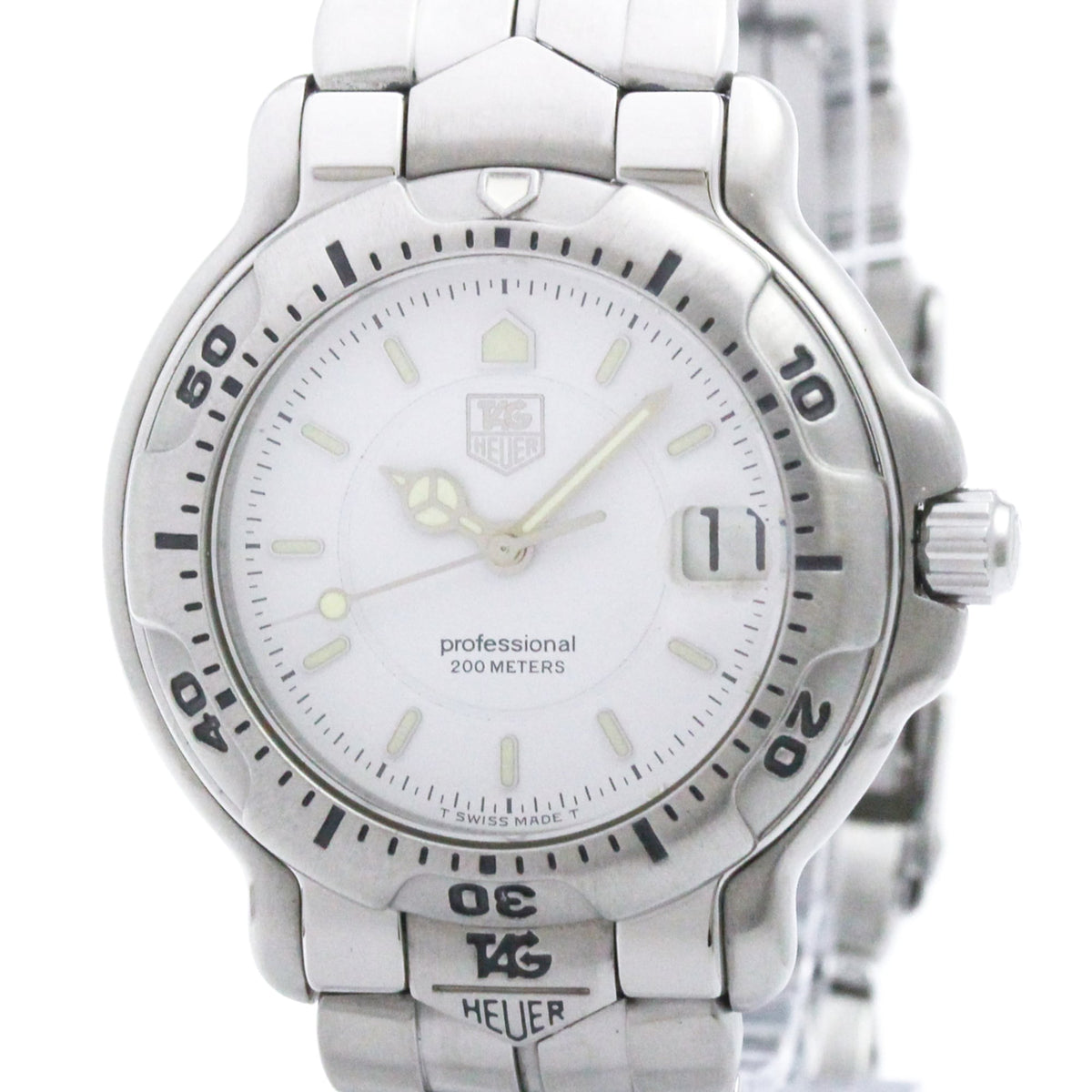 TAG Heuer 6000 Series WH1211 White Dial 35mm Watch