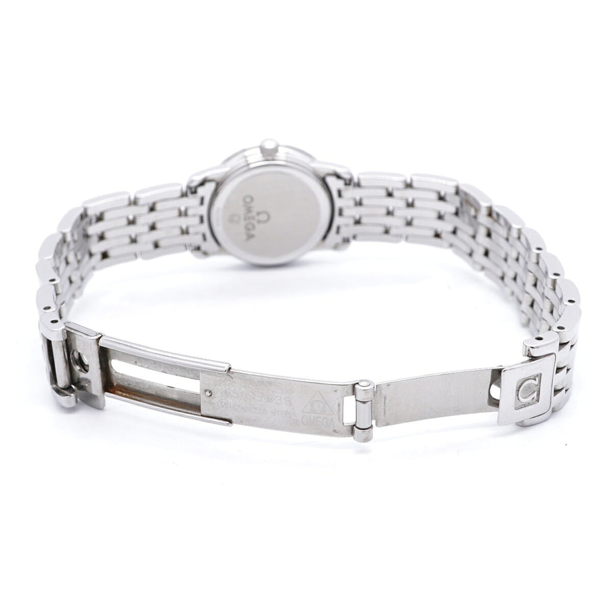 Omega De Ville Prestige Diamond Bezel 16P 4575.75 White Dial 22mm Watch