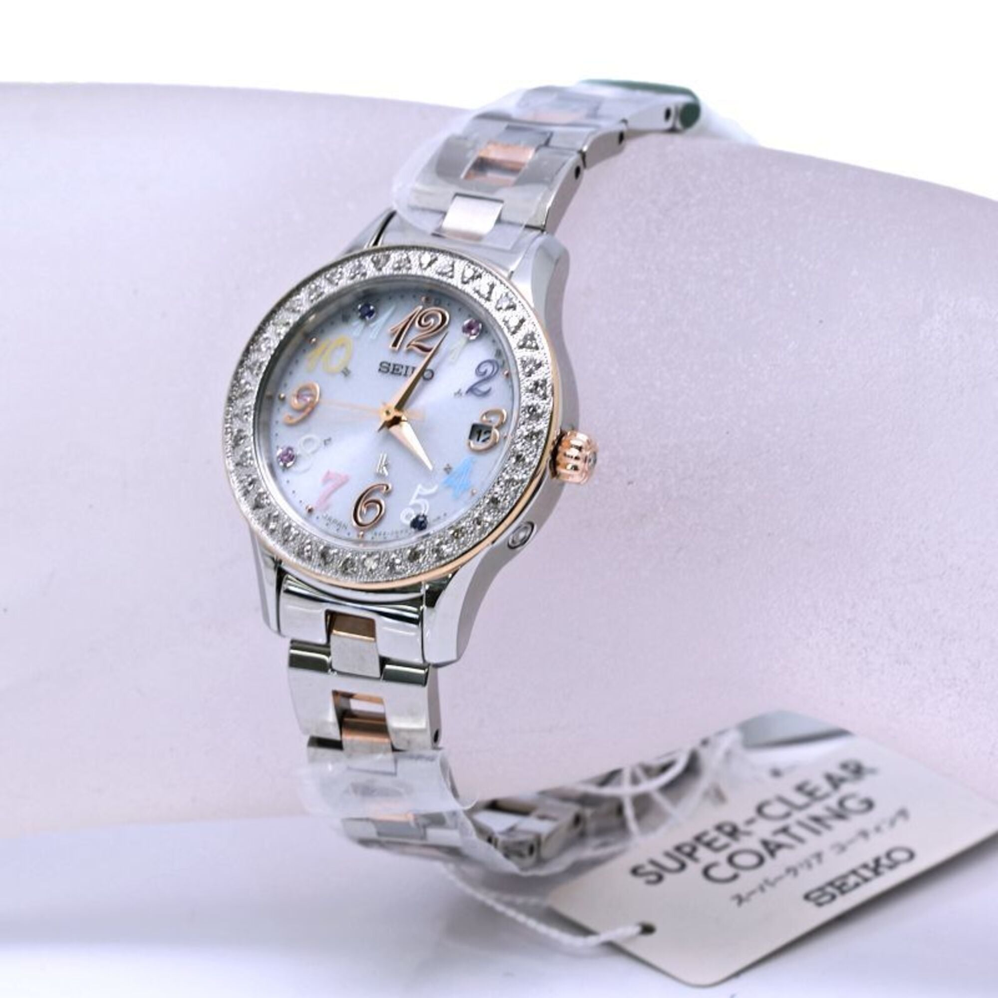 SEIKO Lukia Diamond Limited Edition SSVW069 1B22-0BX0 Dameshorloge Roestvrij staal /40416