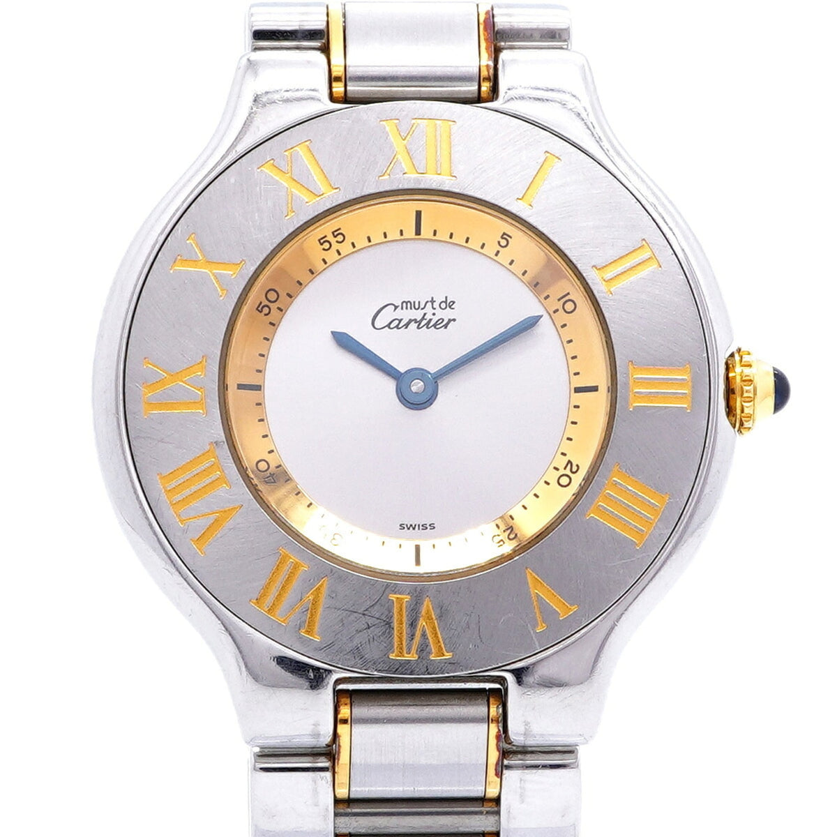 Cartier Must 21 LM W10072R6 Silver Dial 31mm Watch