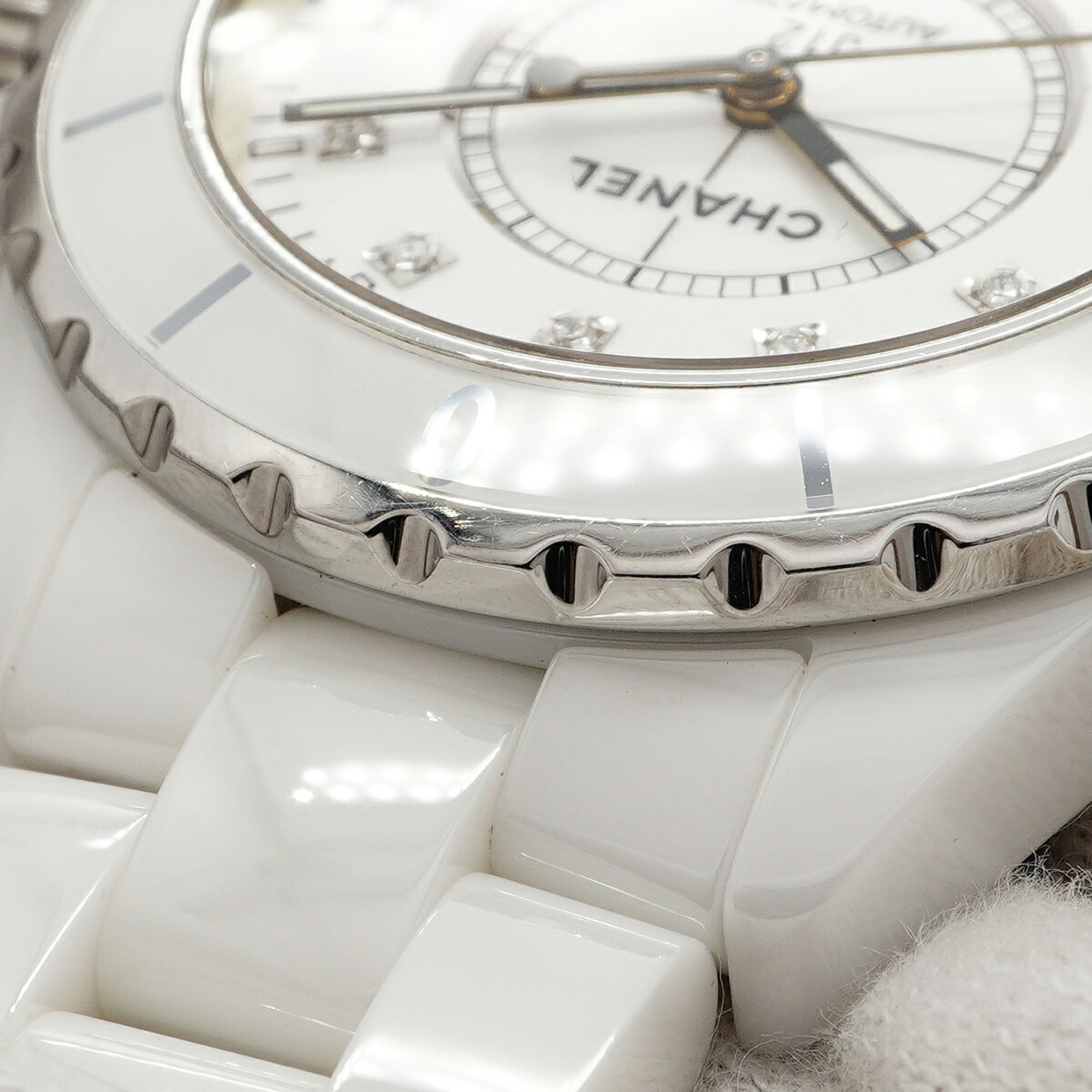 Chanel J12 H1629 Herrenuhr Weiß Zifferblatt