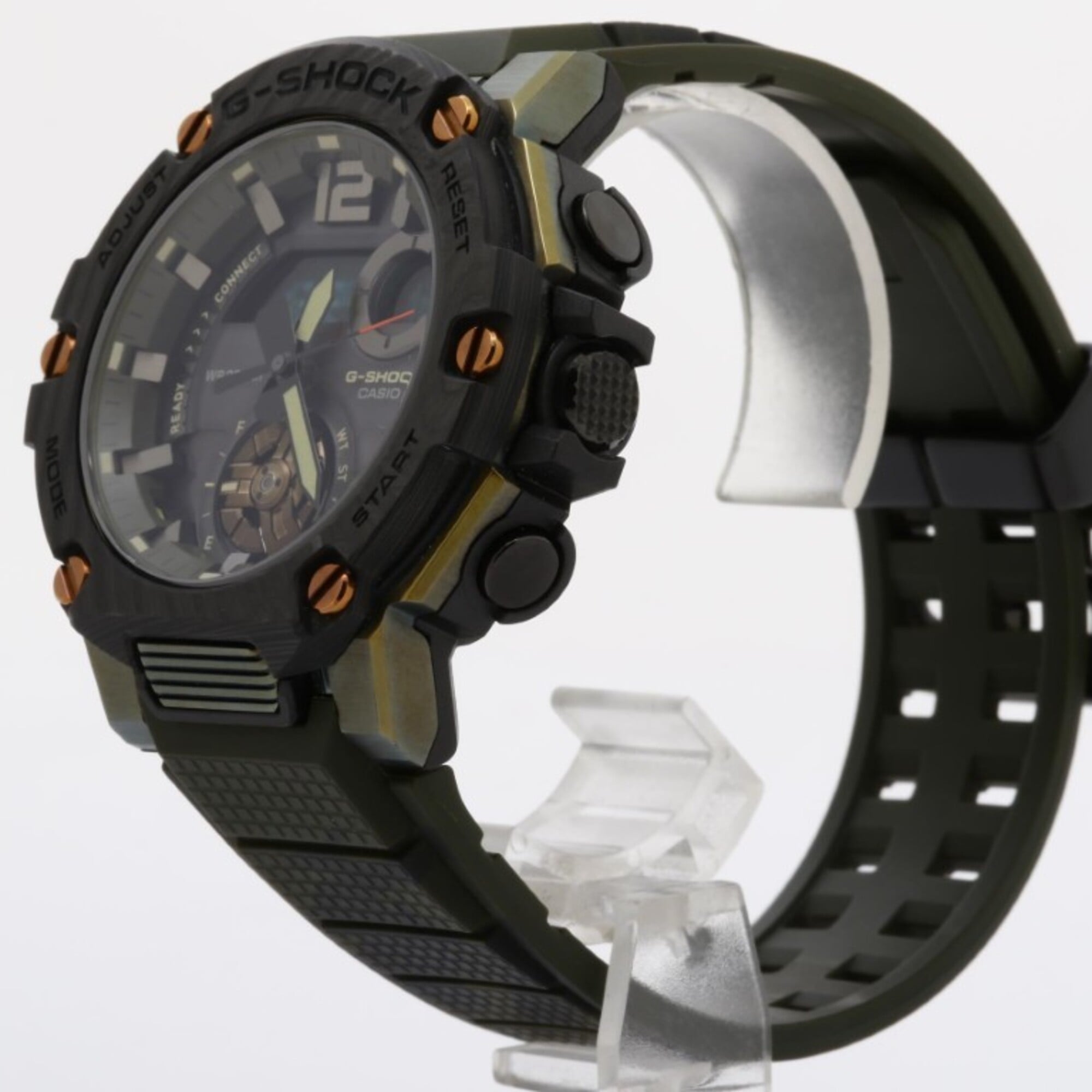 CASIO G-SHOCK G-STEEL GST-B300 Series GST-B300XB-1A3JF Black Khaki Res
