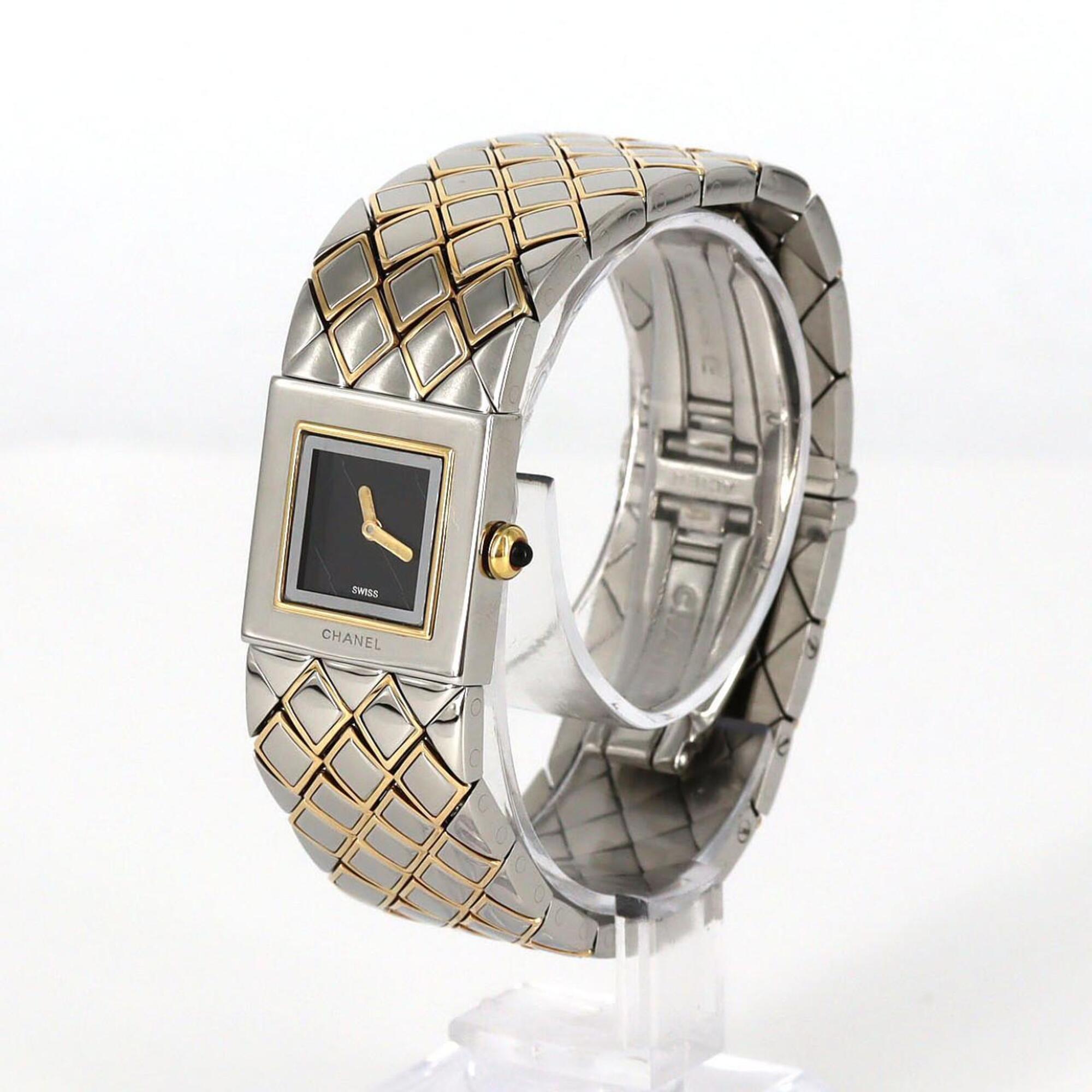 Chanel MatelassÃ© Combination H0475 SSxYG Quartz Watch