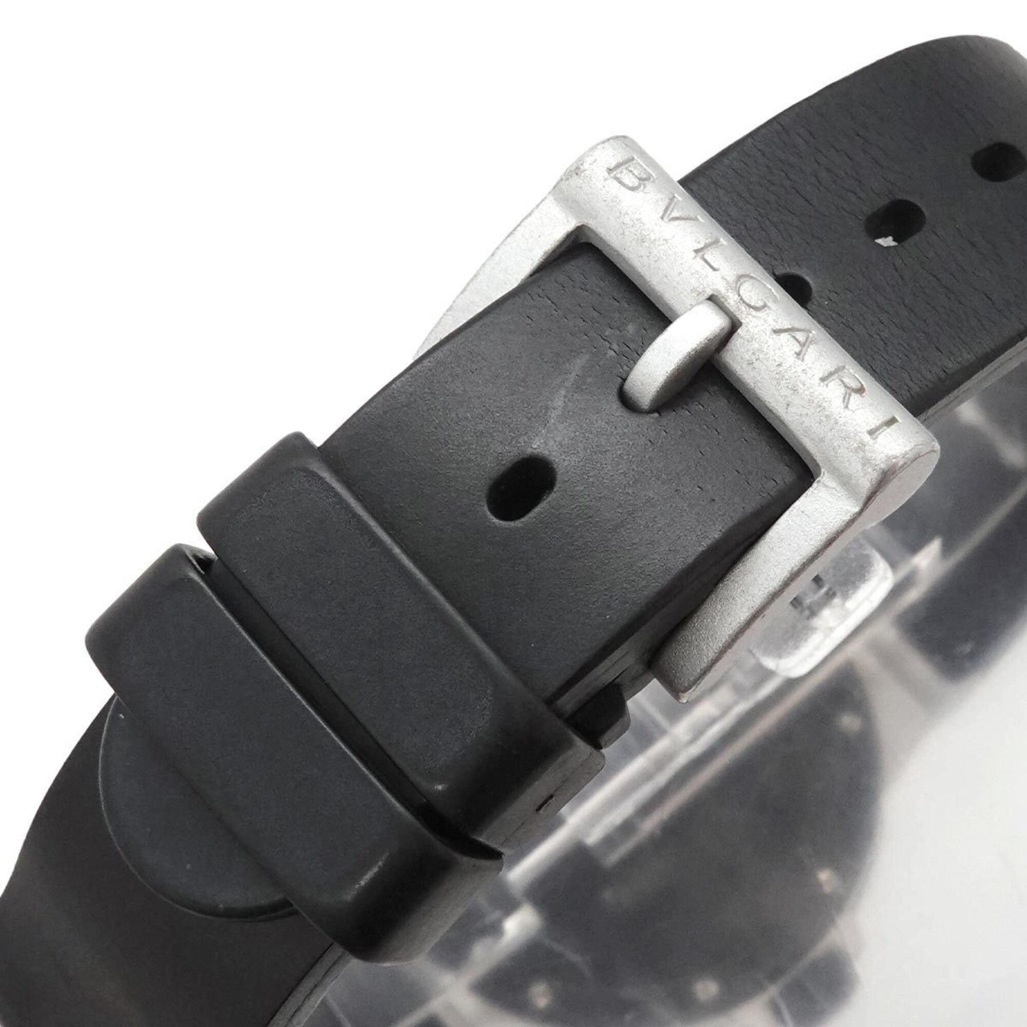 Bulgari BVLGARI Aluminum AL32A Ladies' Date Silver Quartz
