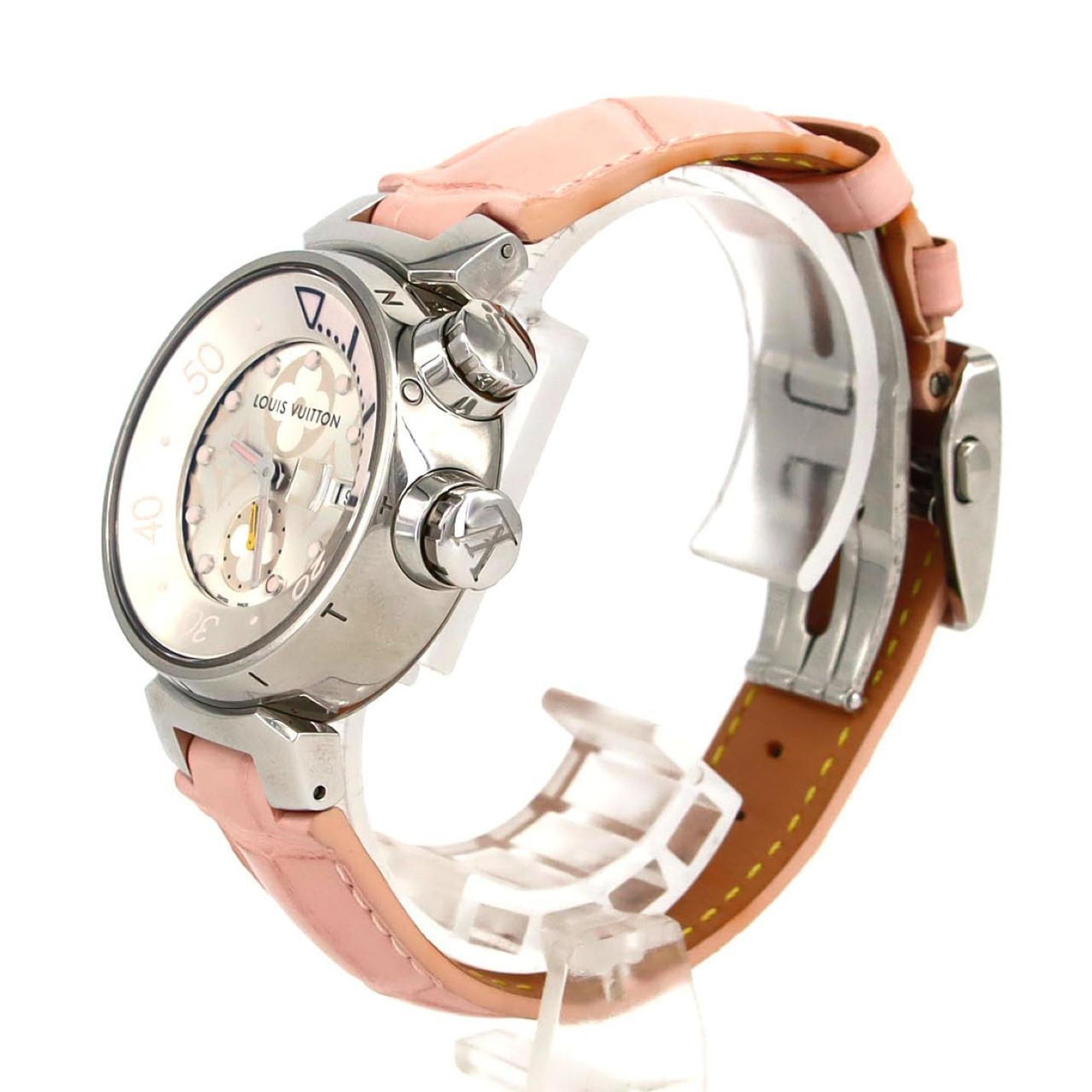 Louis Vuitton Tambour Diving Q131M Stainless Steel Quartz Watch