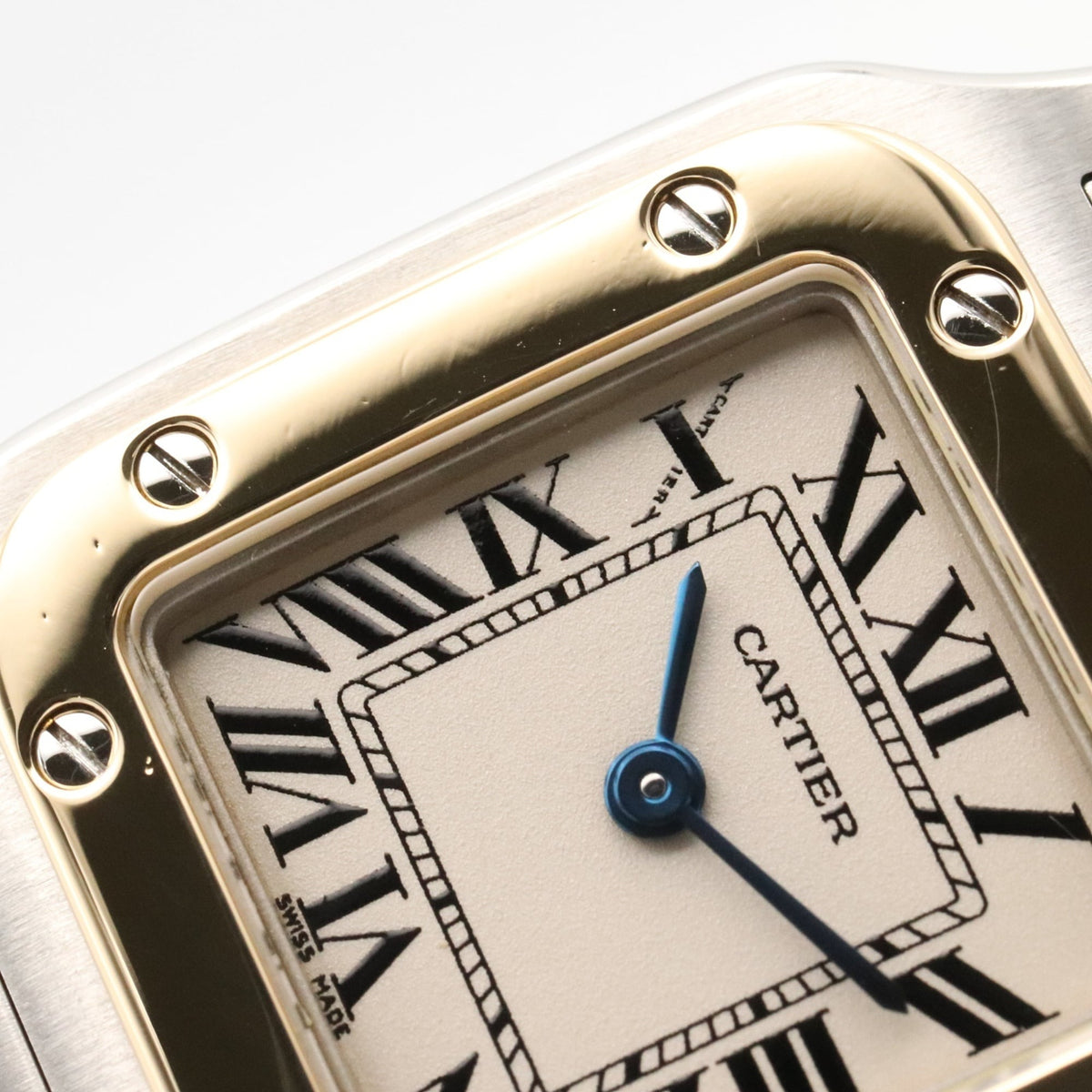 Cartier Santos Galbee SM W20012C4 Silver Dial 23mm Watch