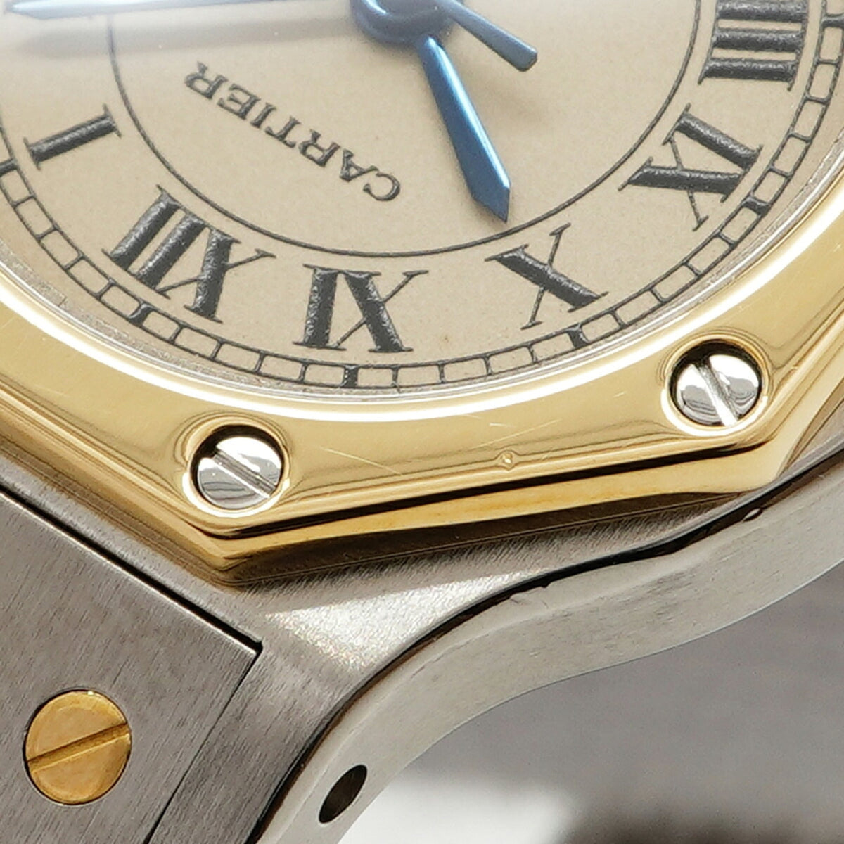 Cartier Santos Octagon SM W2001683 Beige Dial 24mm Watch