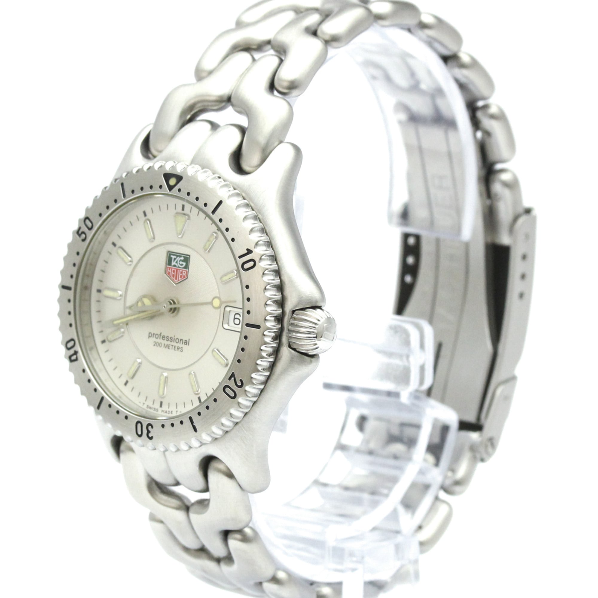 Montre TAG Heuer Sel WG121B à cadran argenté, 34 mm