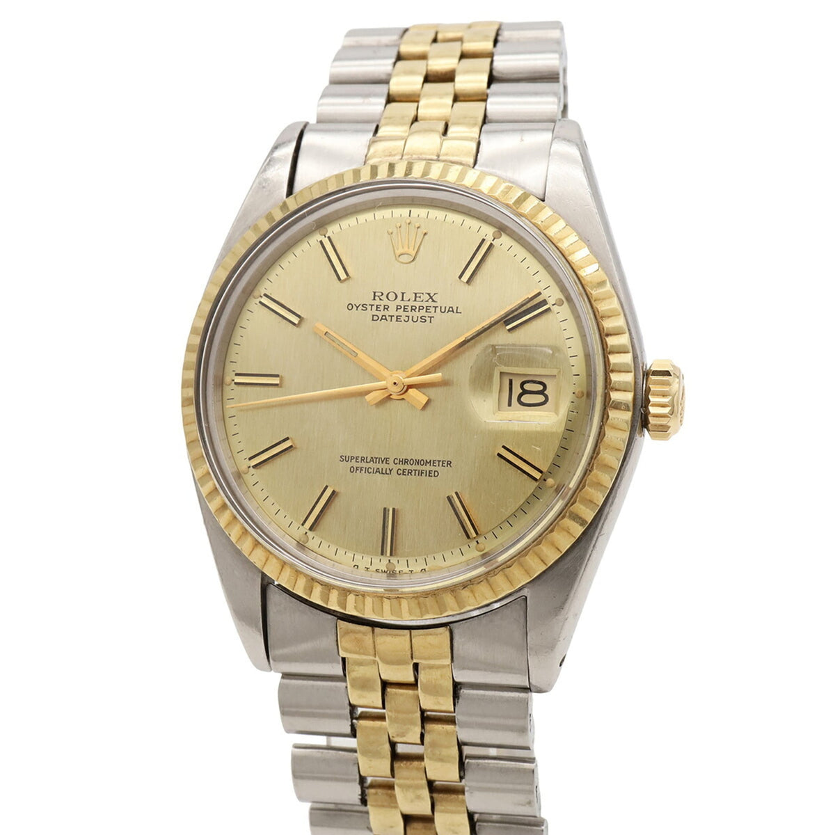 Rolex Datejust 1601 Champagne Dial 36mm Watch