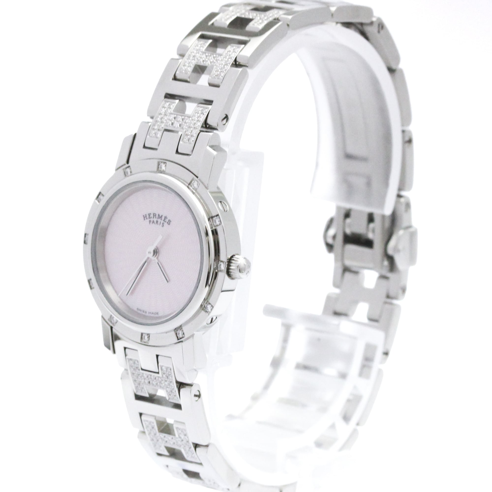 Hermes Clipper CL4.230 Pini Dial 23mm Watch