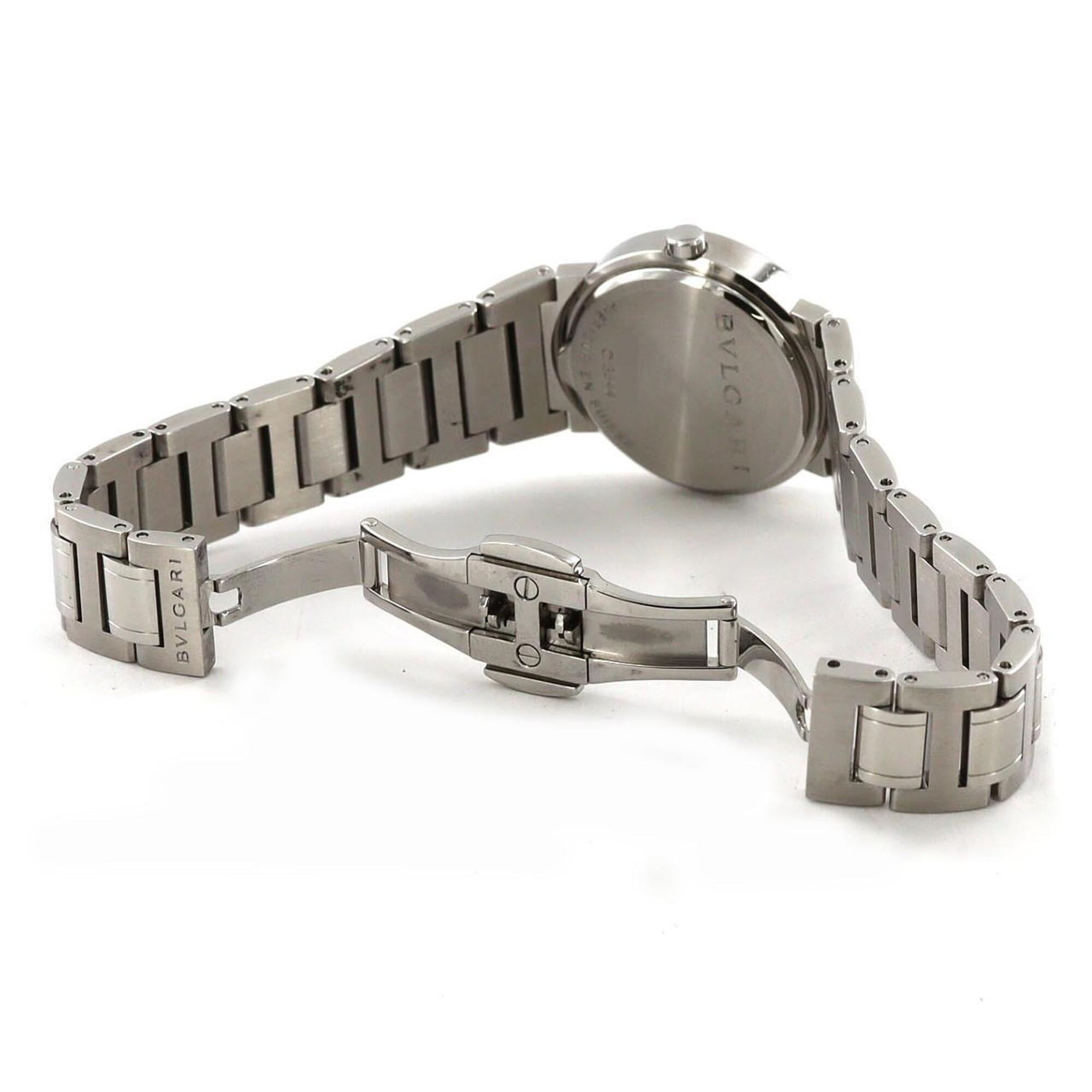 Bulgari 12P BBL26S/BB26BSS/12 Black Dial 26mm Watch