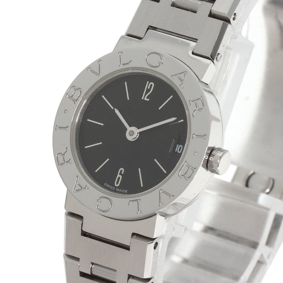 Bvlgari Bvlgari Bvlgari horloge met zwarte wijzerplaat, 23 mm
