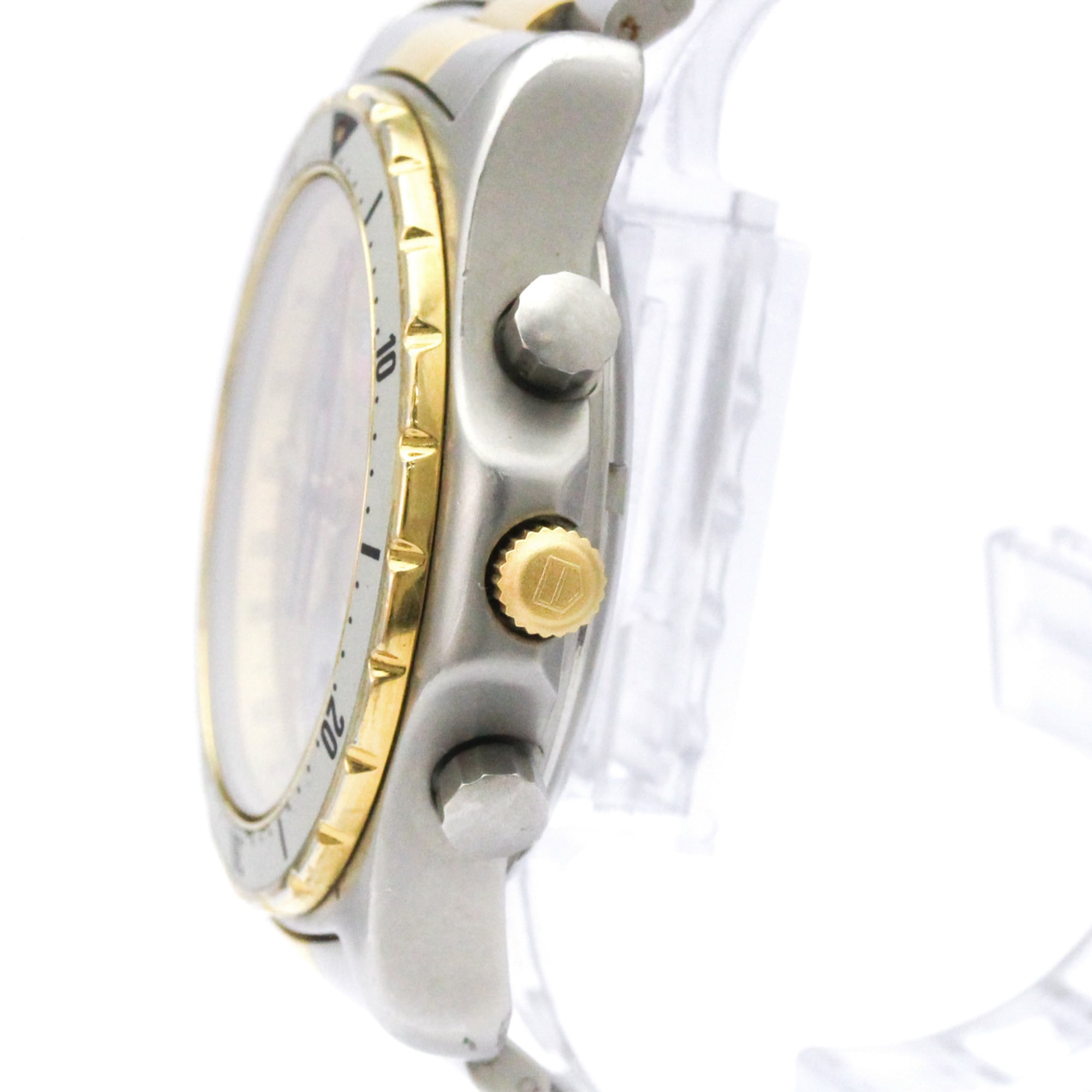 TAG HEUER 2000 Professional Chronograph Gold Plated Steel Watch CE1121