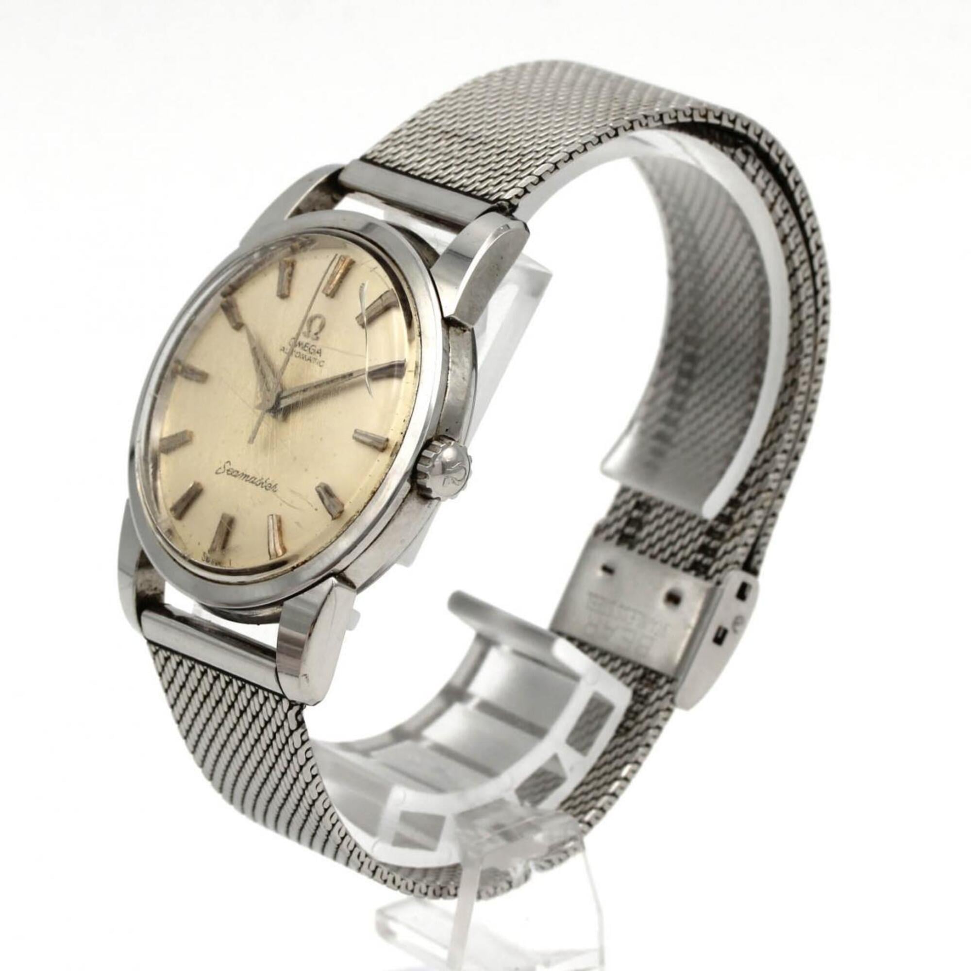 Omega Seamaster Silver Dial 34mm Watch
