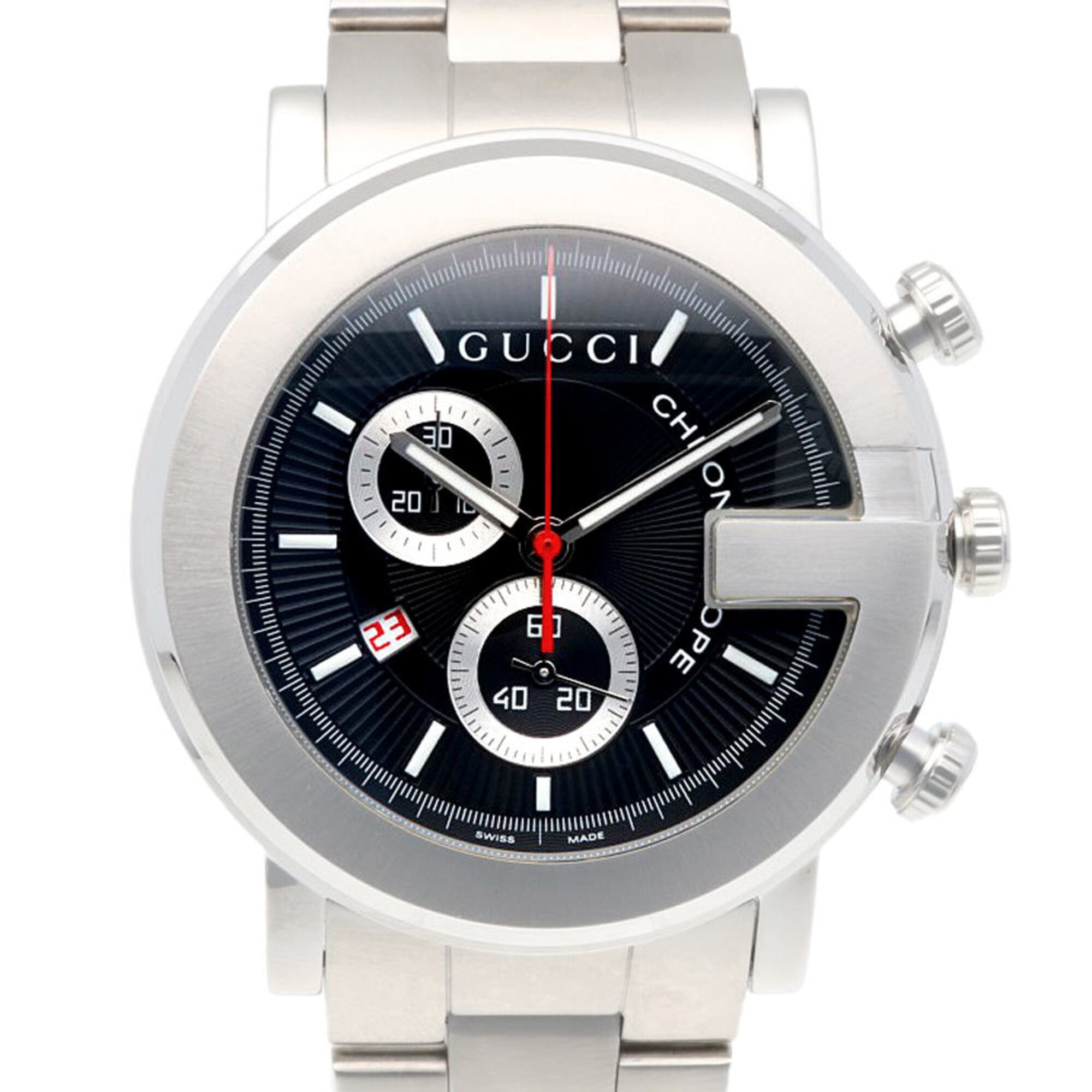 Gucci G-Chrono Stainless Steel 101M Quartz Chronograph.