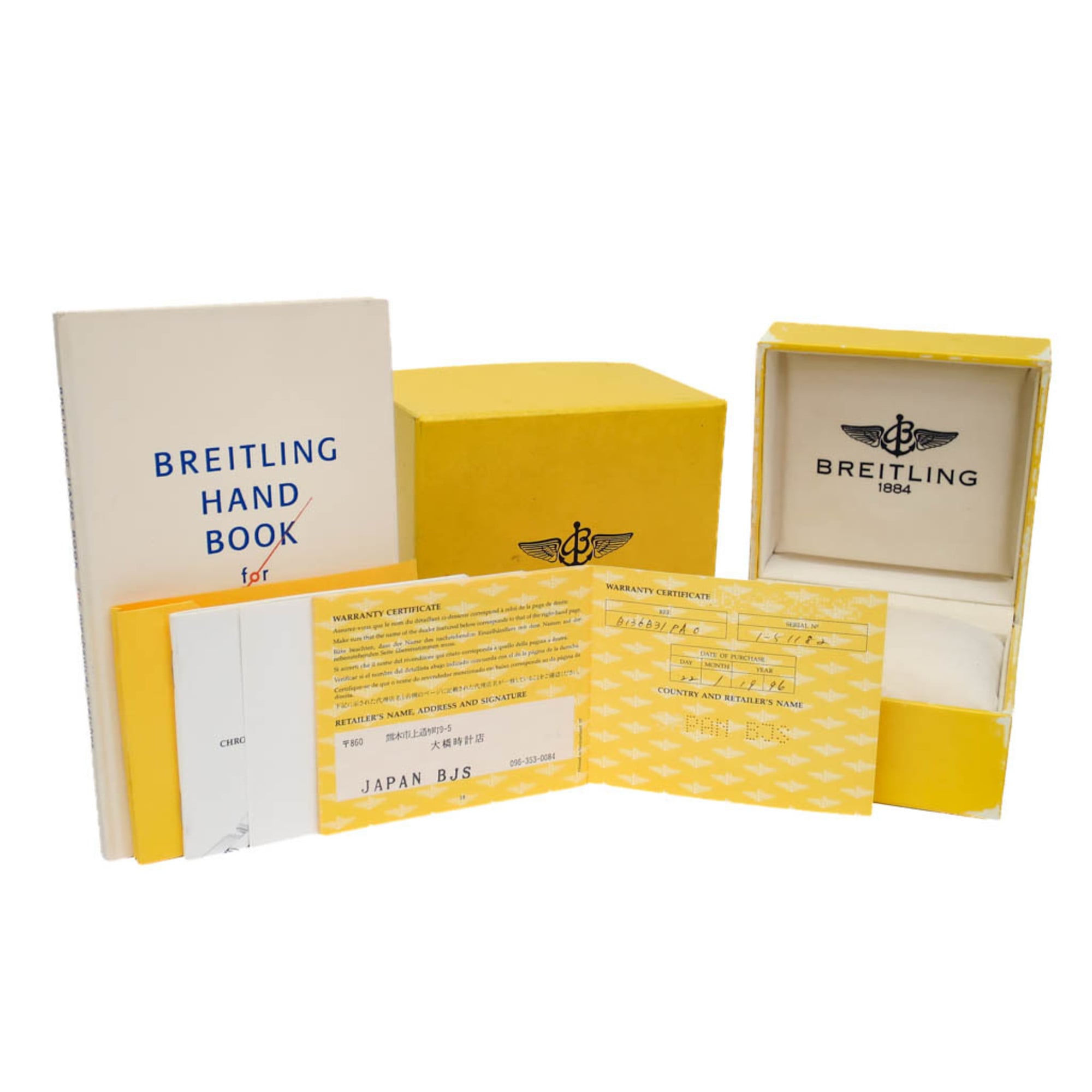 BREITLING Chronomat 18K Gold Steel Automatic B13050.1