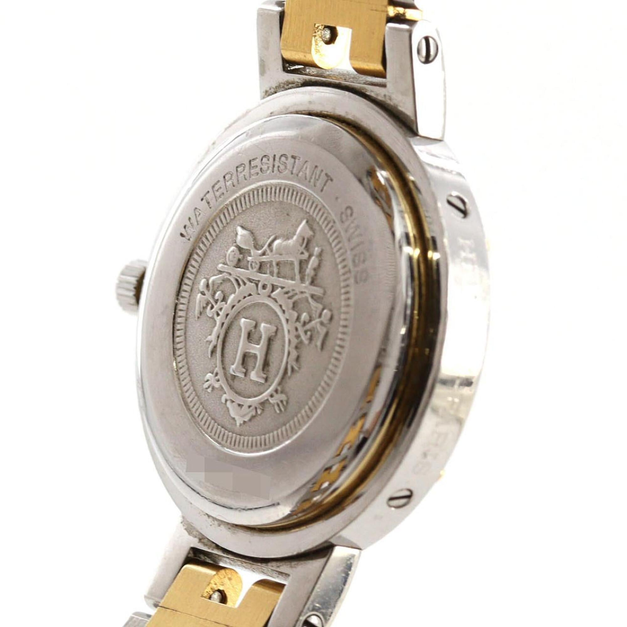 Hermes Clipper Combination SSxGP Quartz Watch