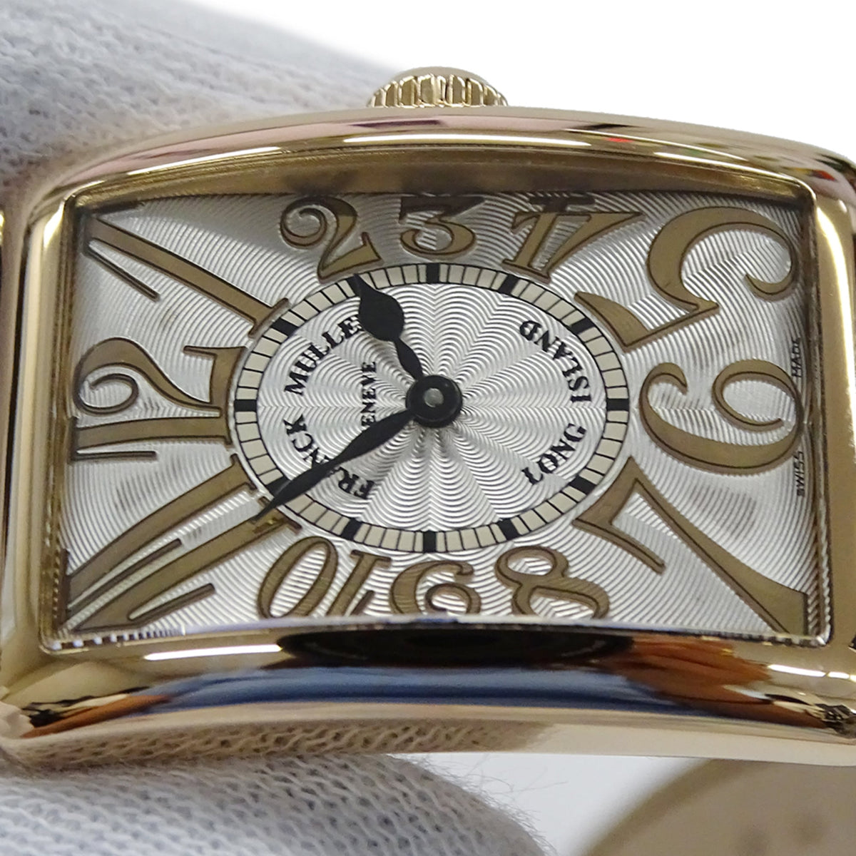 Montre Franck Muller Long Island 902QZ, cadran argenté, 23 mm