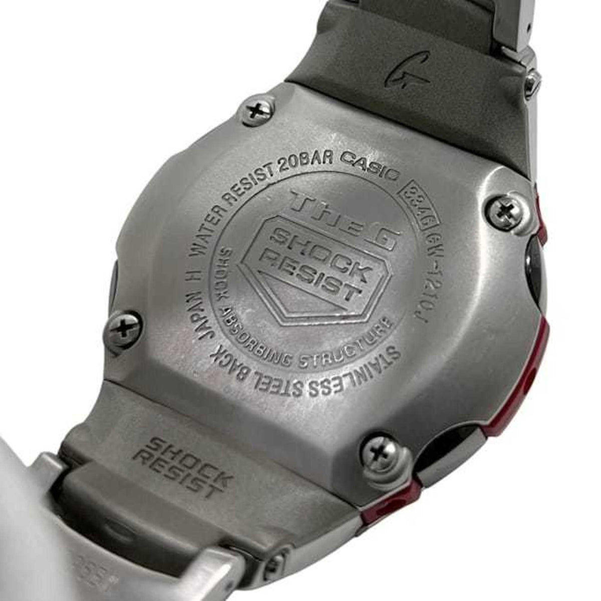 Casio The G Series Watch f-24971 Silver/Purple G-Shock GW-1210J Men's Stainless Steel Quartz CASIO Digital/Analog ec-24971